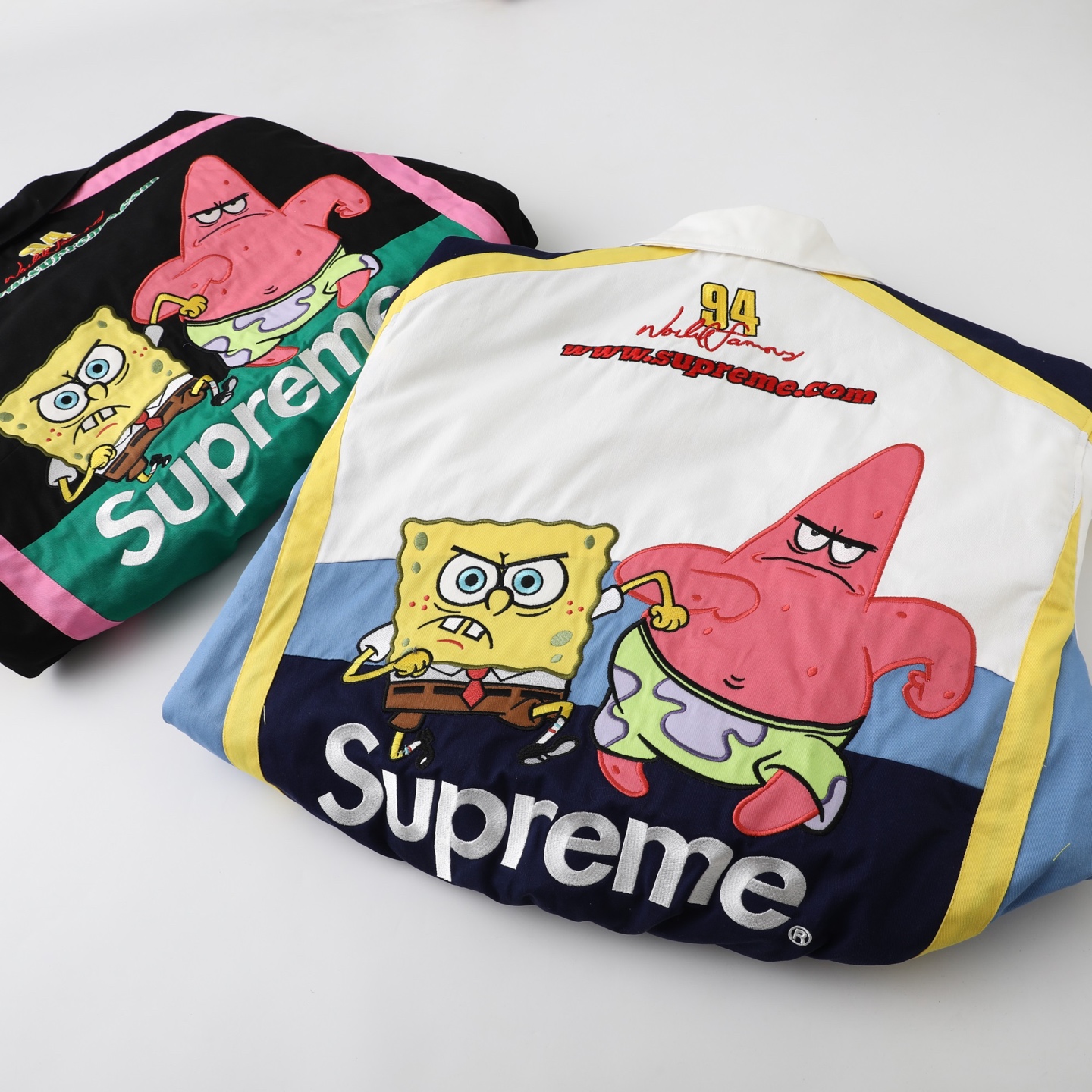 Supreme x SpongeBob SquarePants Jeff Hamilton Racing Jacket（SUP-SS25-046）