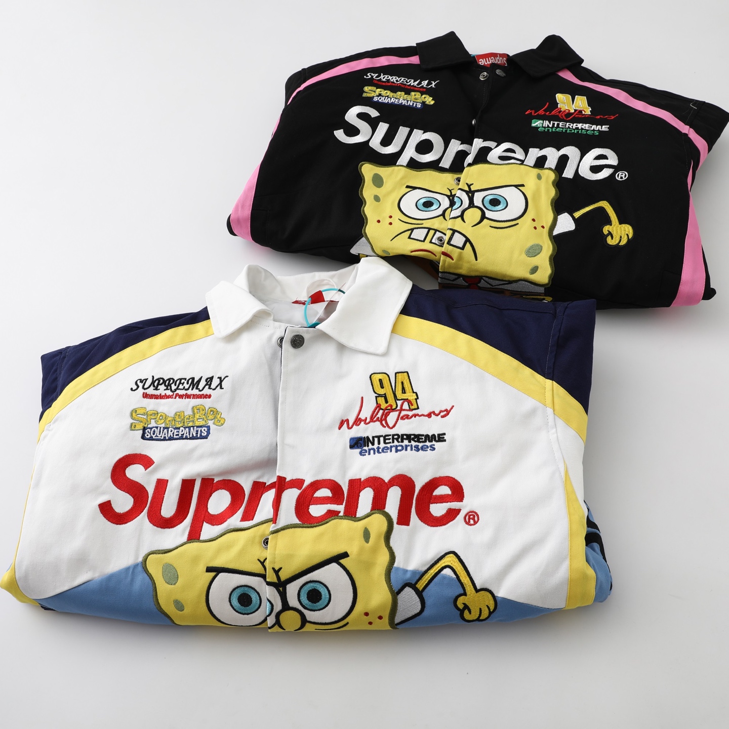 Supreme x SpongeBob SquarePants Jeff Hamilton Racing Jacket（SUP-SS25-046）