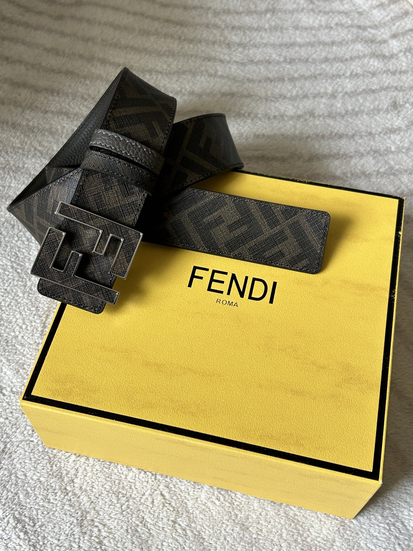 Fendi Printed Belt for Men-4cm（FENA96QY）