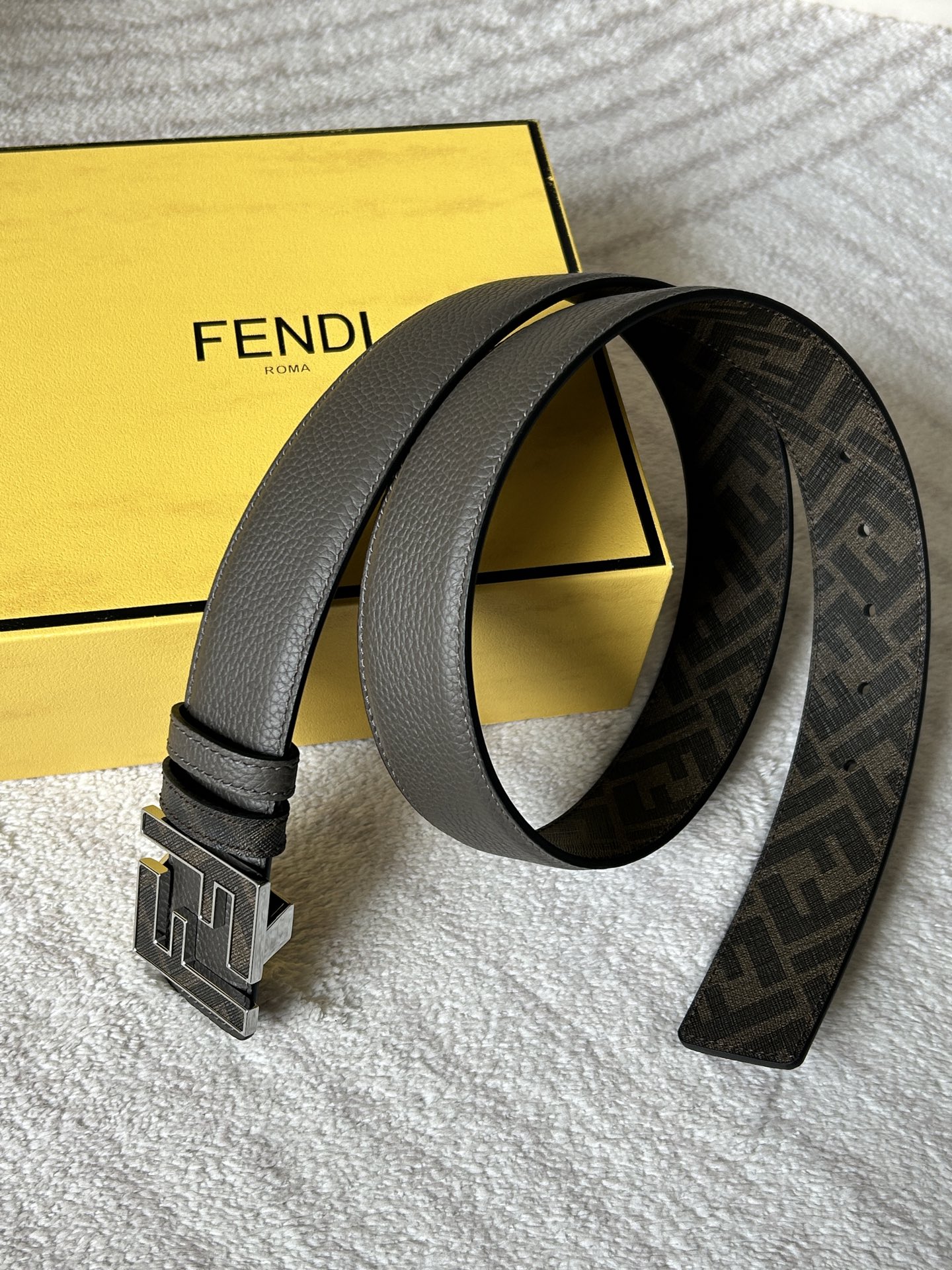 Fendi Printed Belt for Men-4cm（FENA96QY）