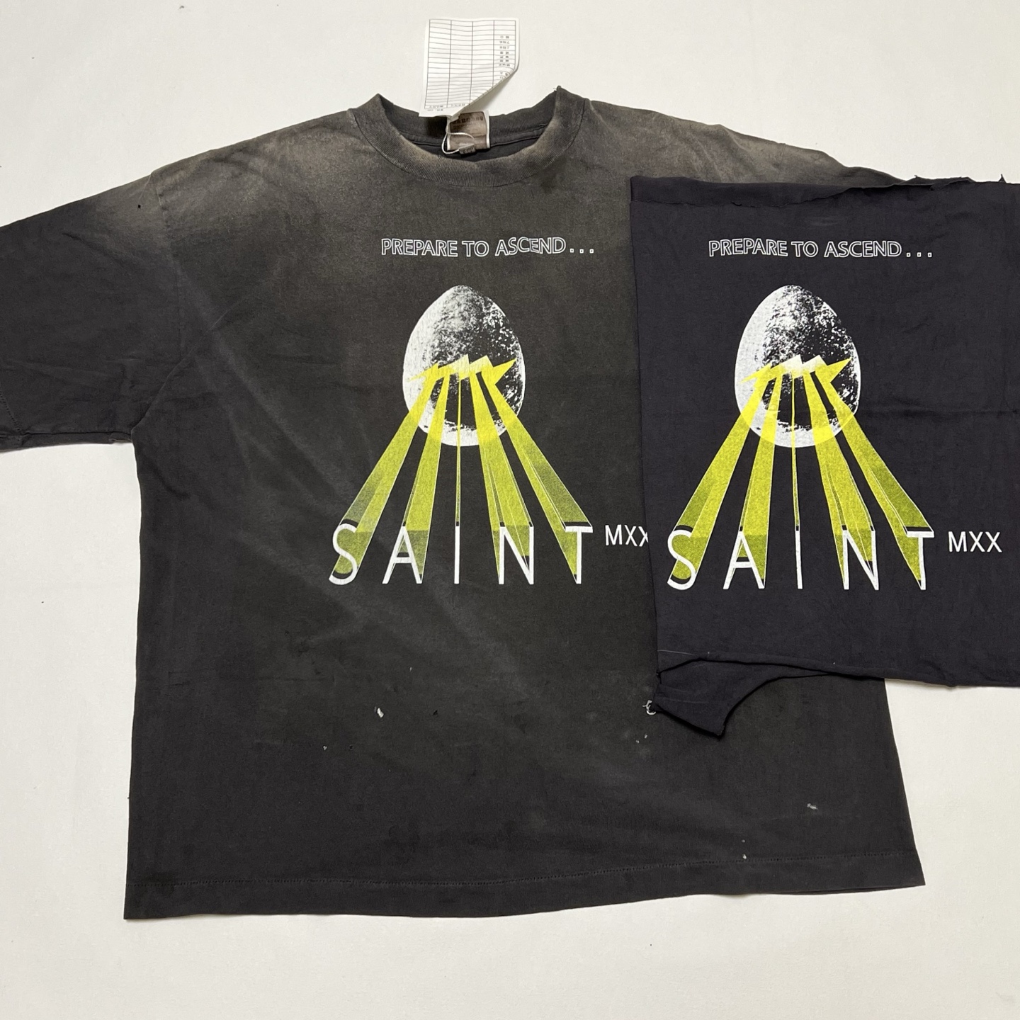 SAINT Mxxxxxx SS Tee Egg "Black"  (SM-HR8-0000-007）