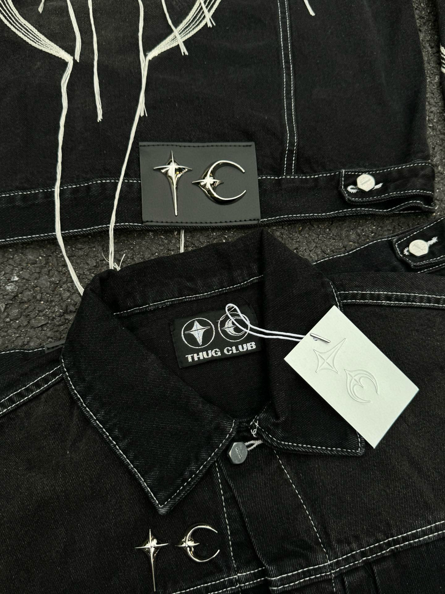 THUG CLUB Tribal Tree Denim Jacket（TCFW-100-01）