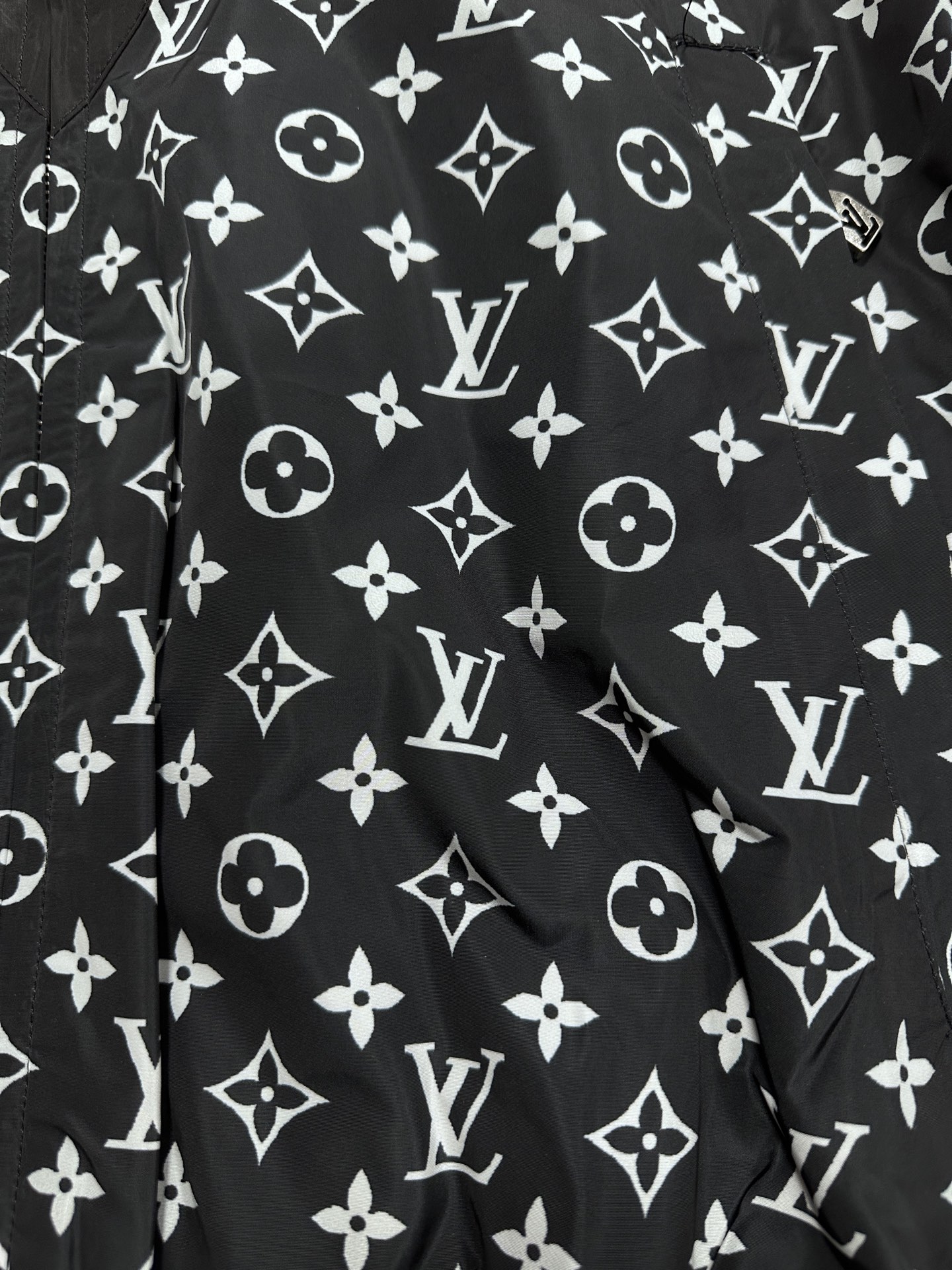 Louis Vuitton Monogram Printed Nylon Tracksuit Top（1AILQ2）