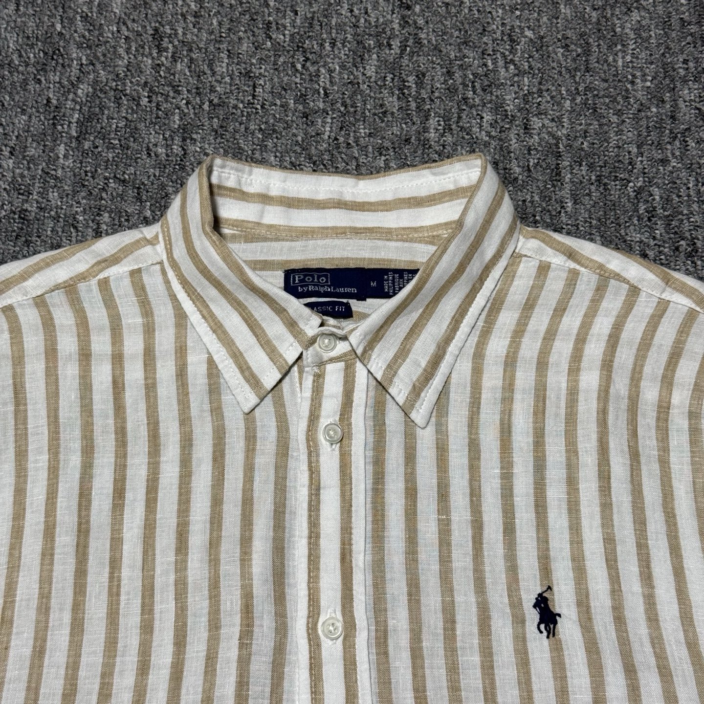 Polo Ralph Lauren striped buttoned shirt（710873446-006）