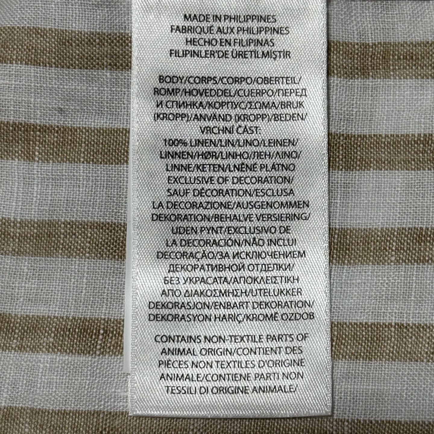 Polo Ralph Lauren striped buttoned shirt（710873446-006）