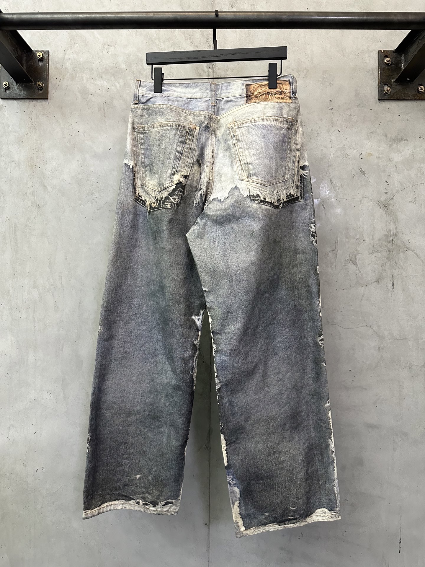 Acne Studios trompe-l’œil jeans - 1981 (RW-UX-TROU000001）