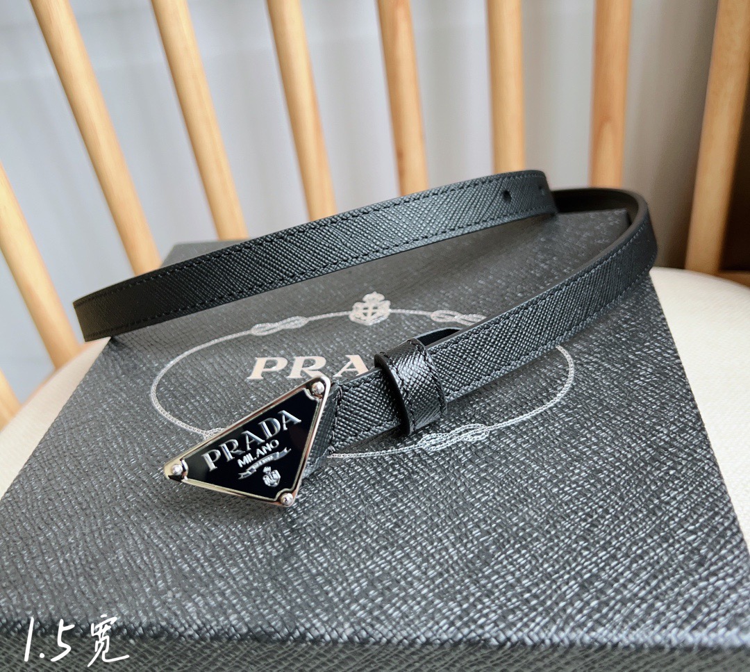 PRADA Saffiano leather belt（1CC621_053_F0007）