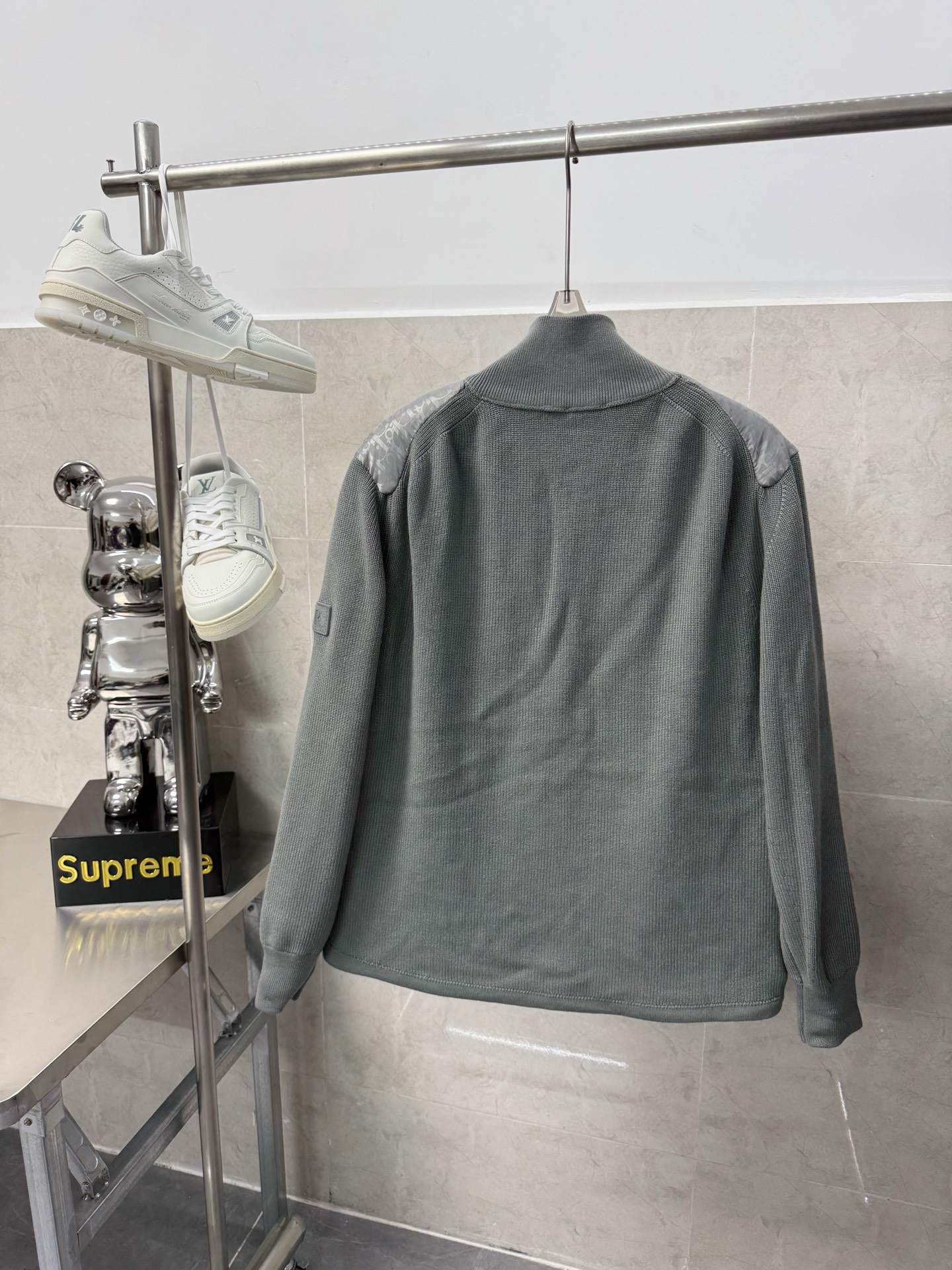 DIOR Men's Knit Mixed Color Jacket（213M435AT373C900）