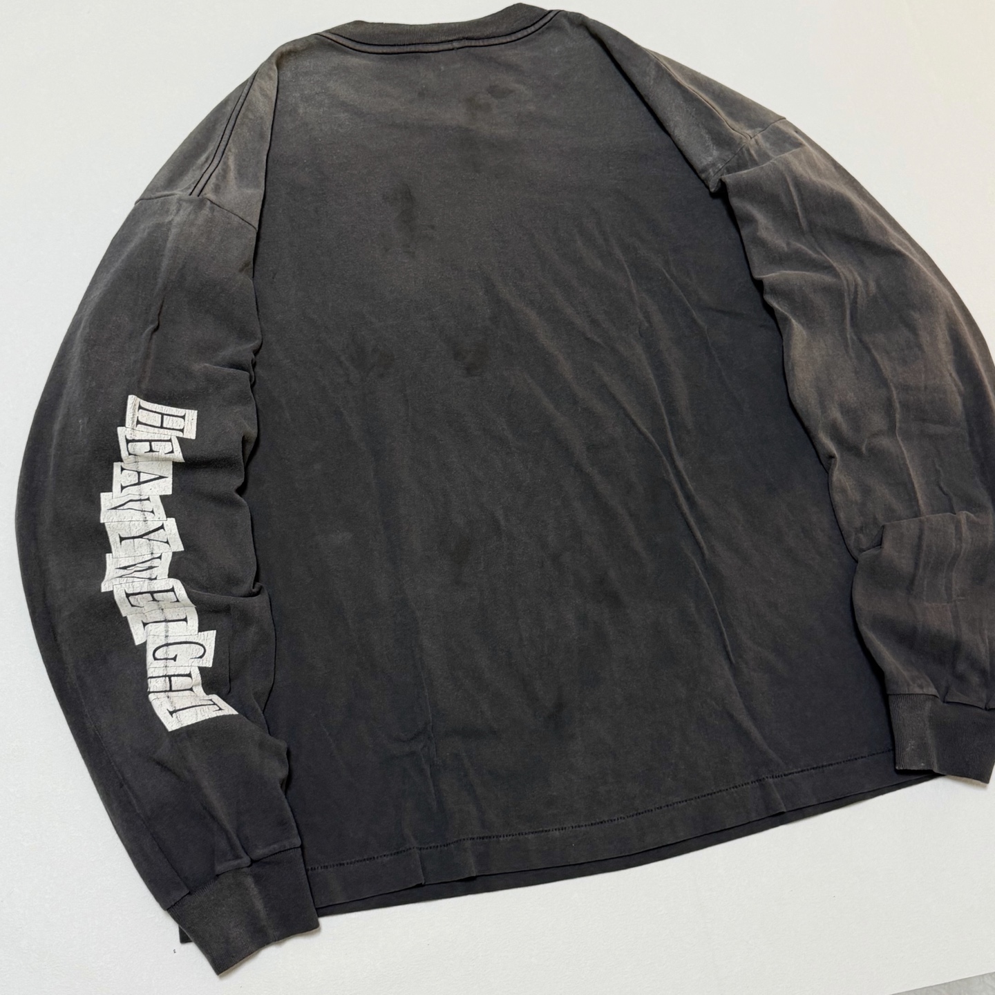 SAINT Mxxxxxx LS TEE/HEAVY WEIGHT/BLACK (SM-HR1-0000-033）