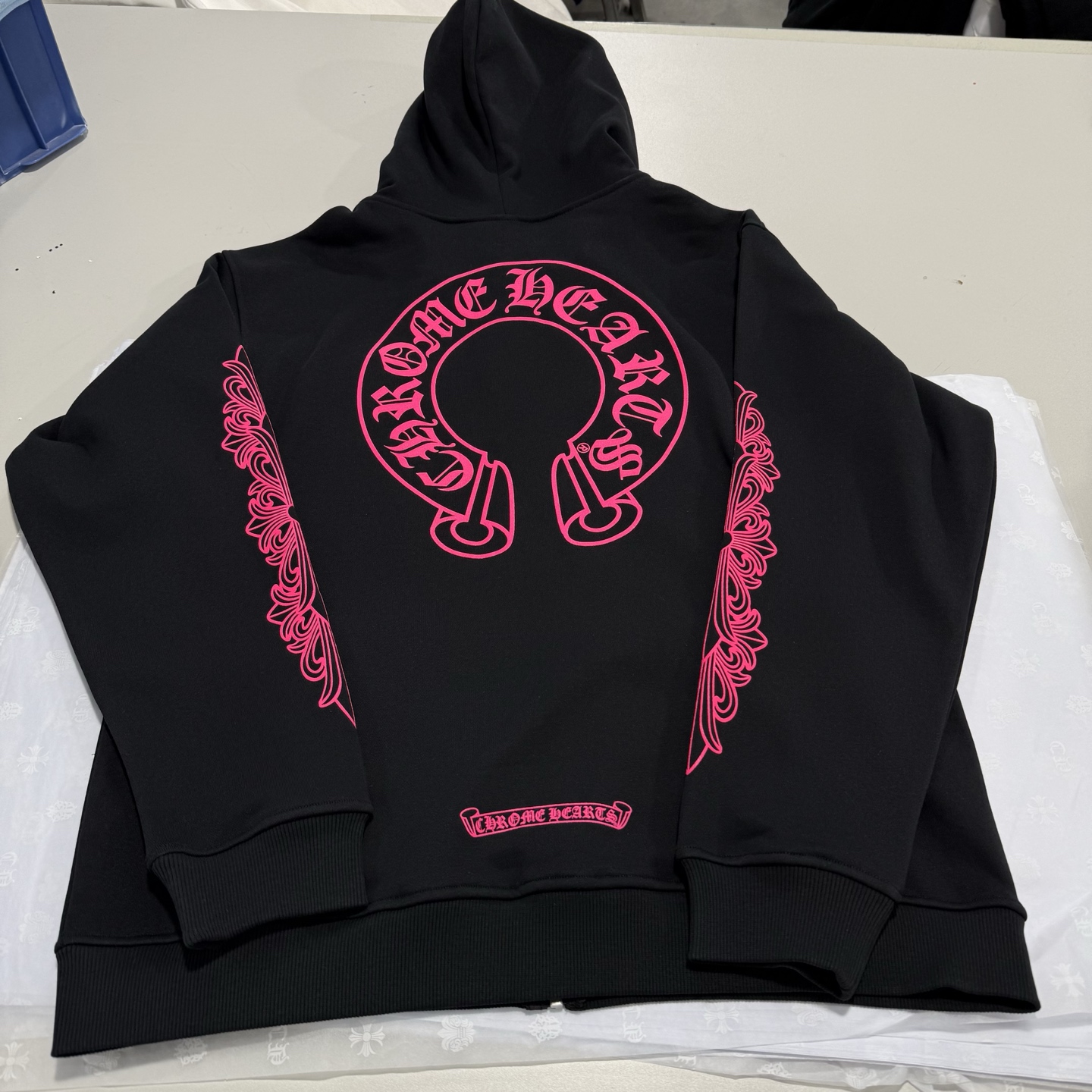 Chrome Hearts Pink Horseshoe Zip Up (CH-20251128）
