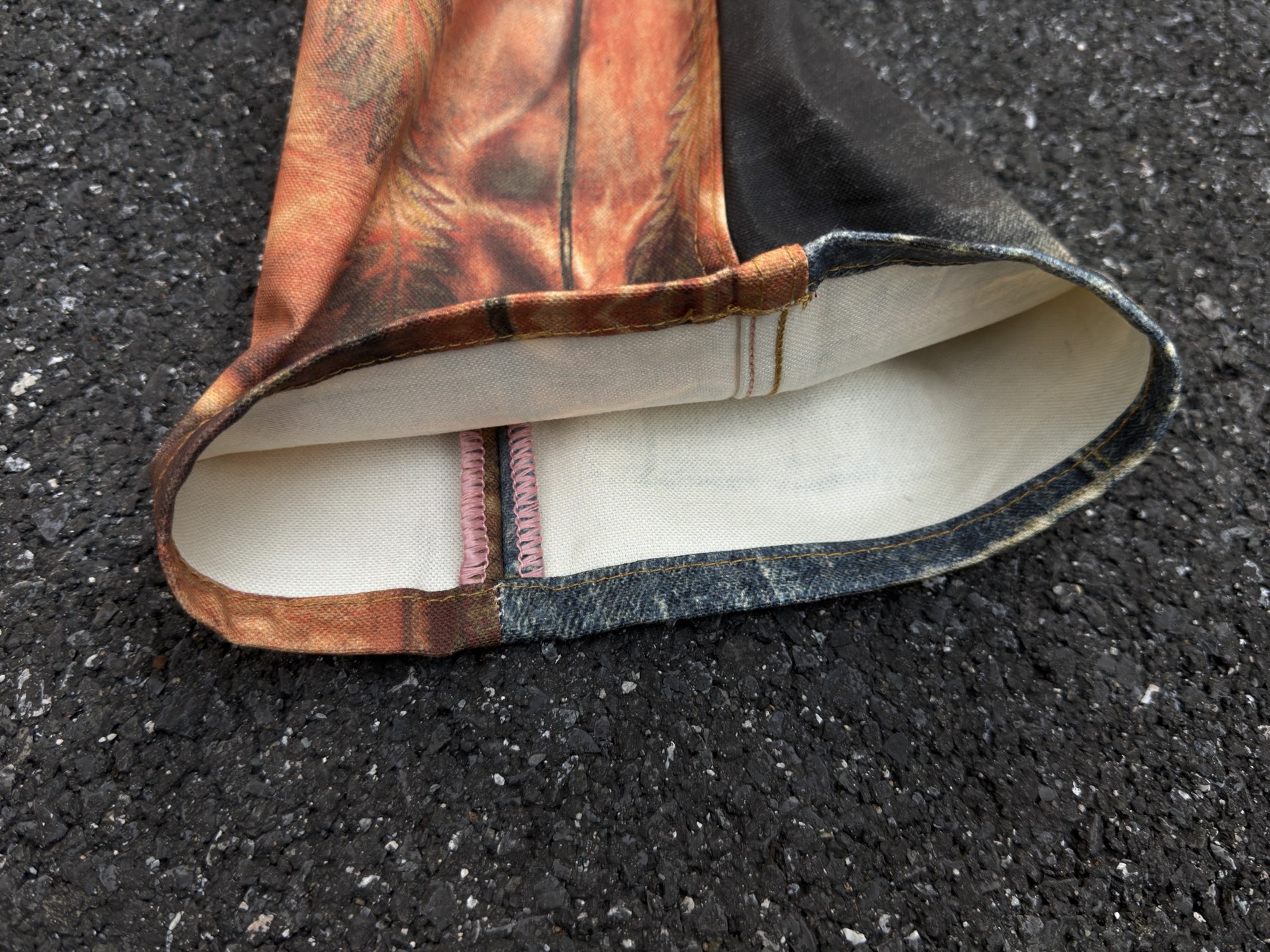 Acne Studios 2010M Heart Buckles Trompe L'Oeil Jeans (BK0704-AIL）