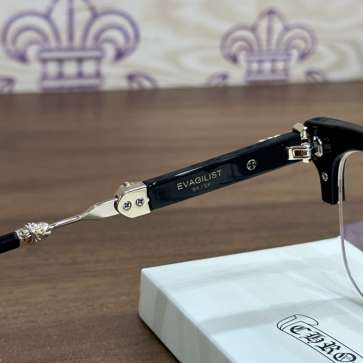 Chrome Hearts EVAGILIST DAGGER Glasses (CHROME HEARTS 433）
