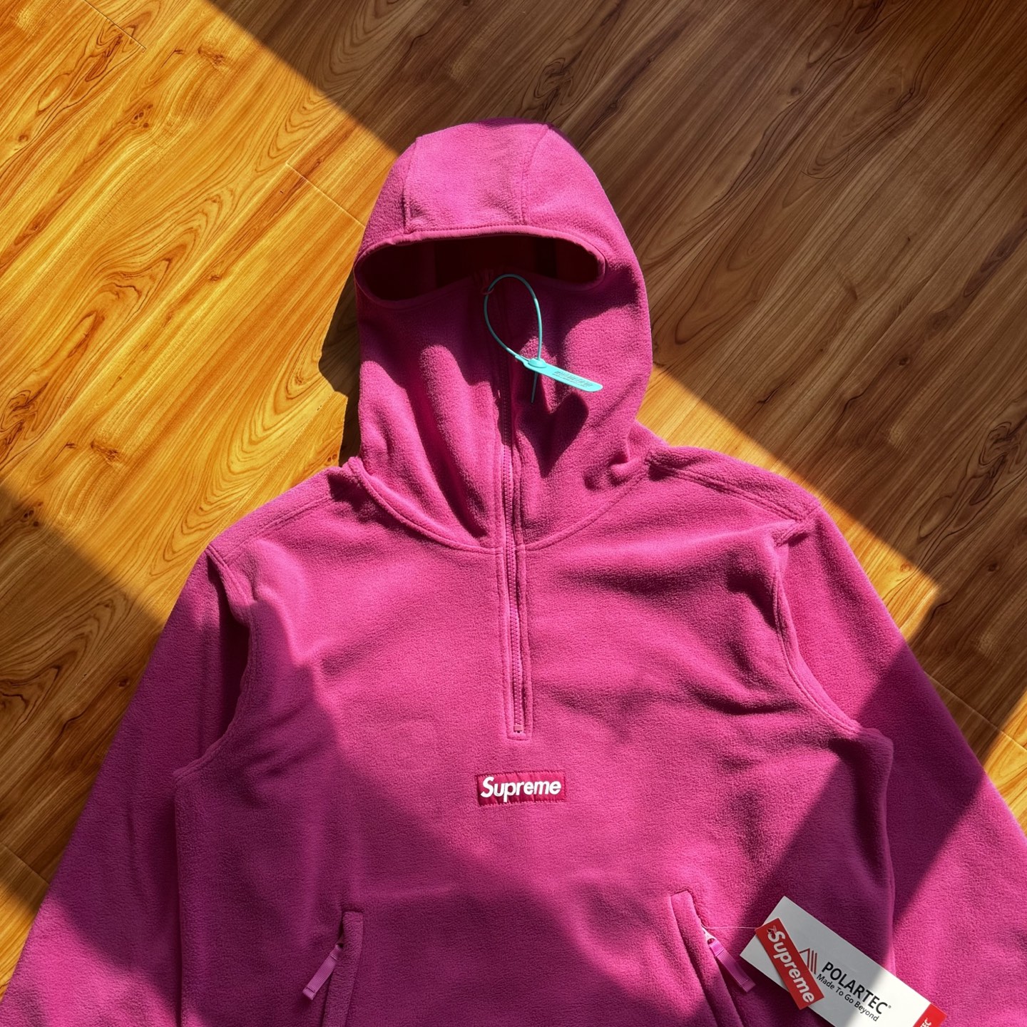 Supreme Polartec WEEK14 Polartec Face Mask Half-Fasten Hoodie (SUP-FW25-064）