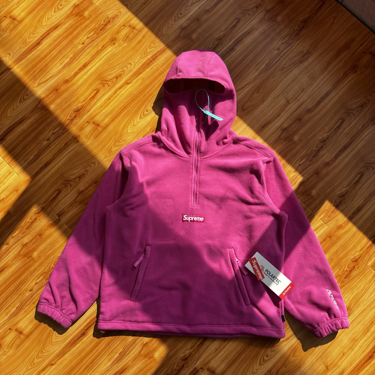 Supreme Polartec WEEK14 Polartec Face Mask Half-Fasten Hoodie (SUP-FW25-064）