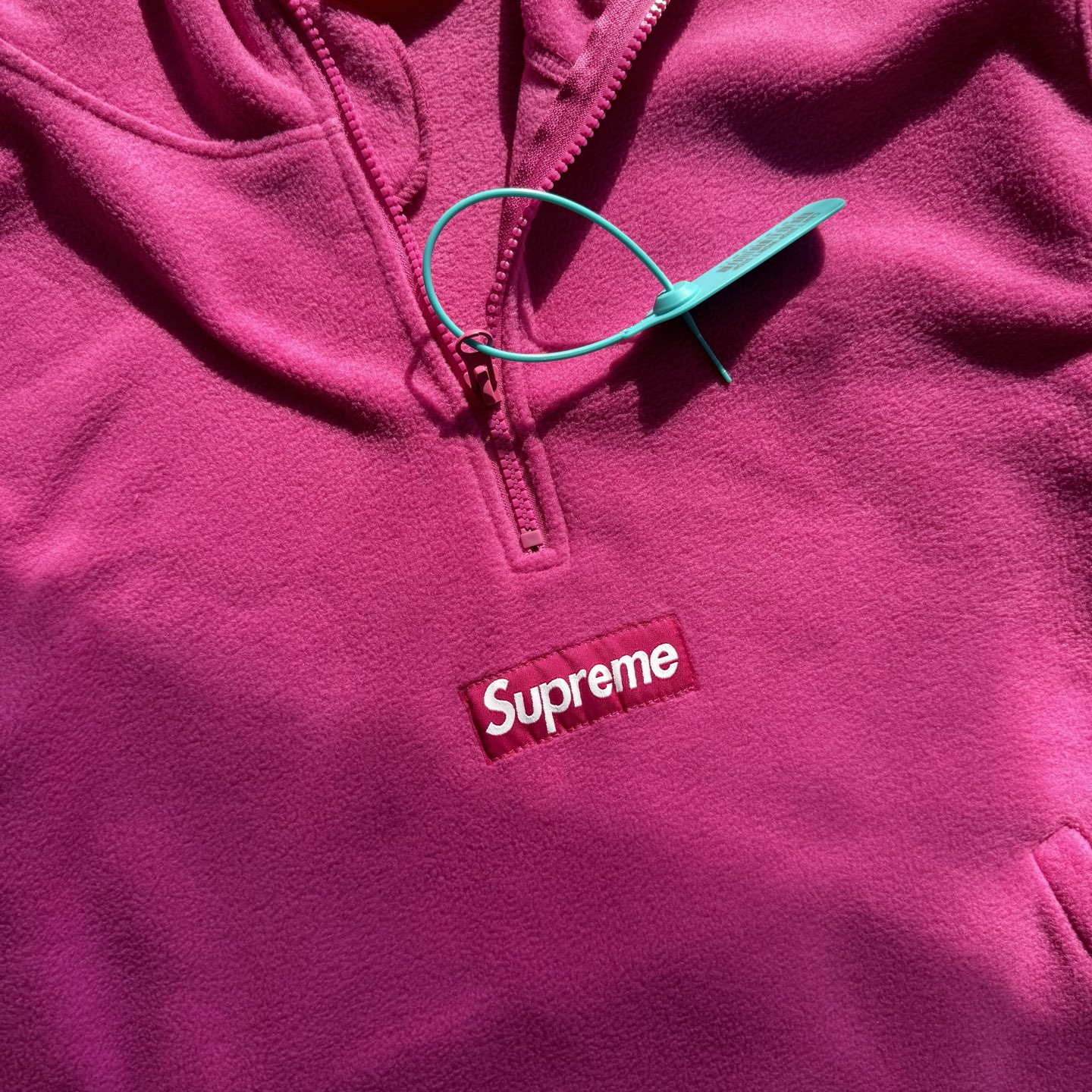 Supreme Polartec WEEK14 Polartec Face Mask Half-Fasten Hoodie (SUP-FW25-064）