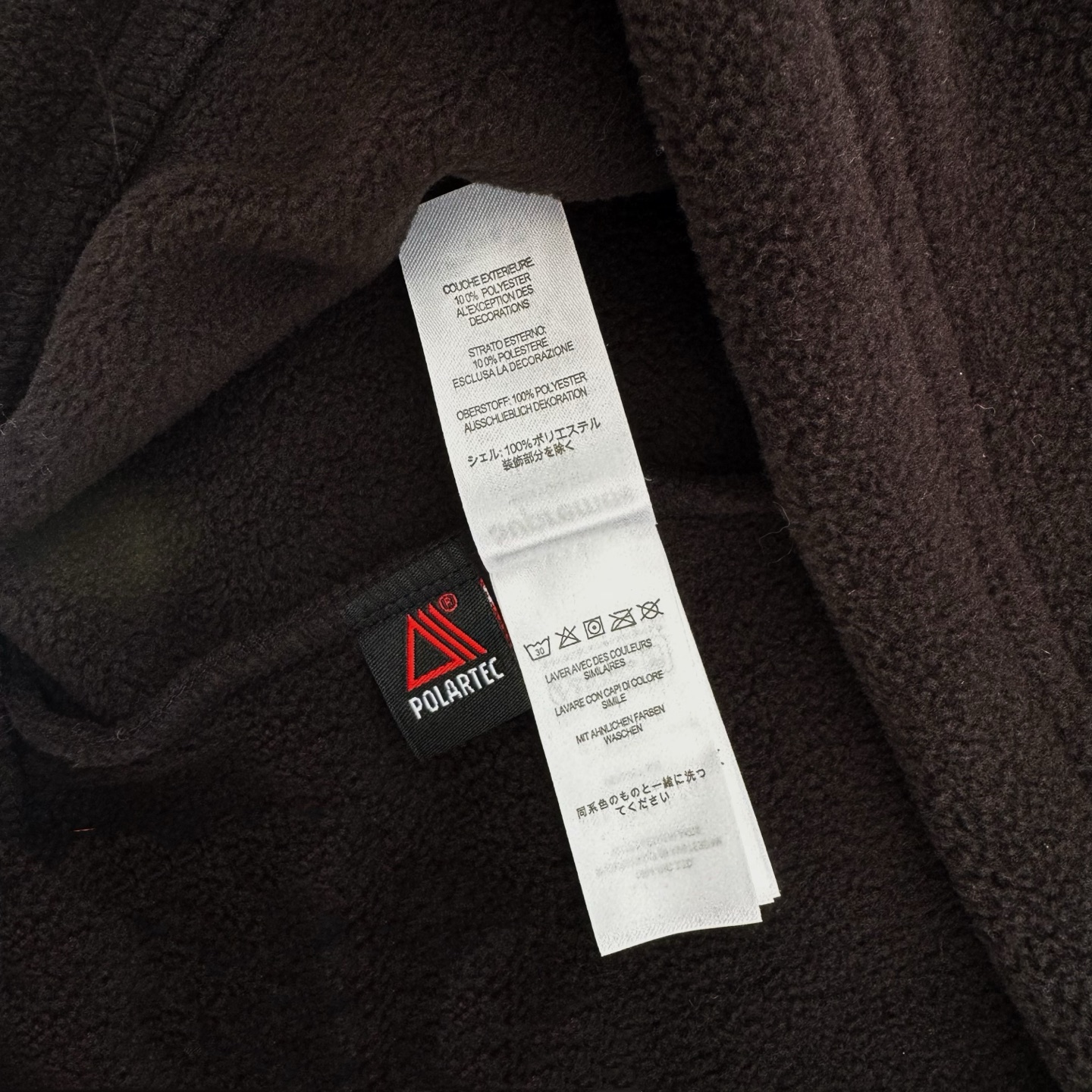 Supreme Polartec WEEK14 Polartec Face Mask Half-Fasten Hoodie (SUP-FW25-064）