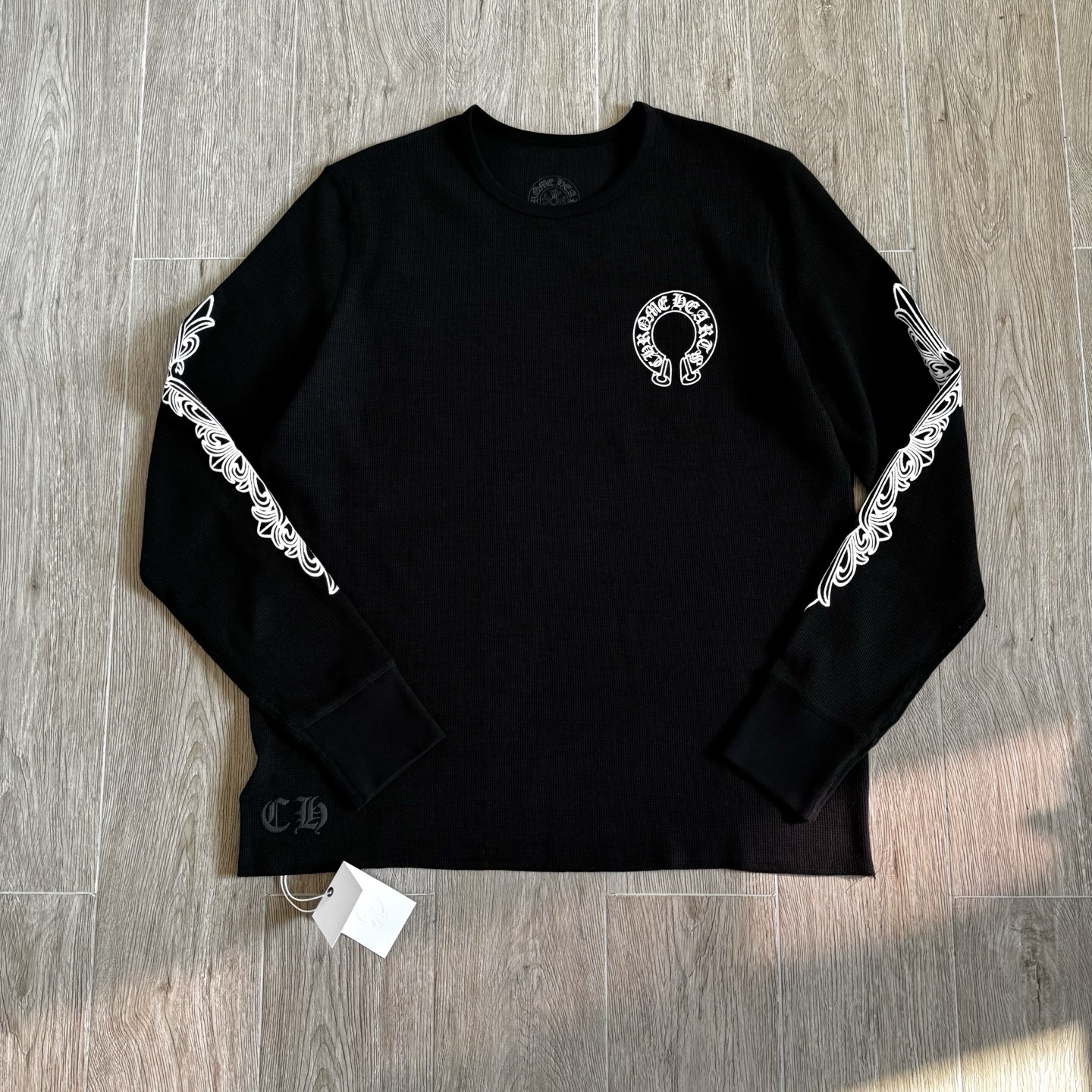 Chrome Hearts†Horseshoe Logo Floral Samar Long Sleeve T-Shirt  (CH-20251771）