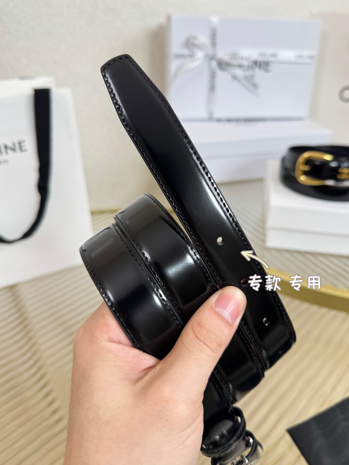 CELINE BELTS - Unisex（45BNN3A0128DG）