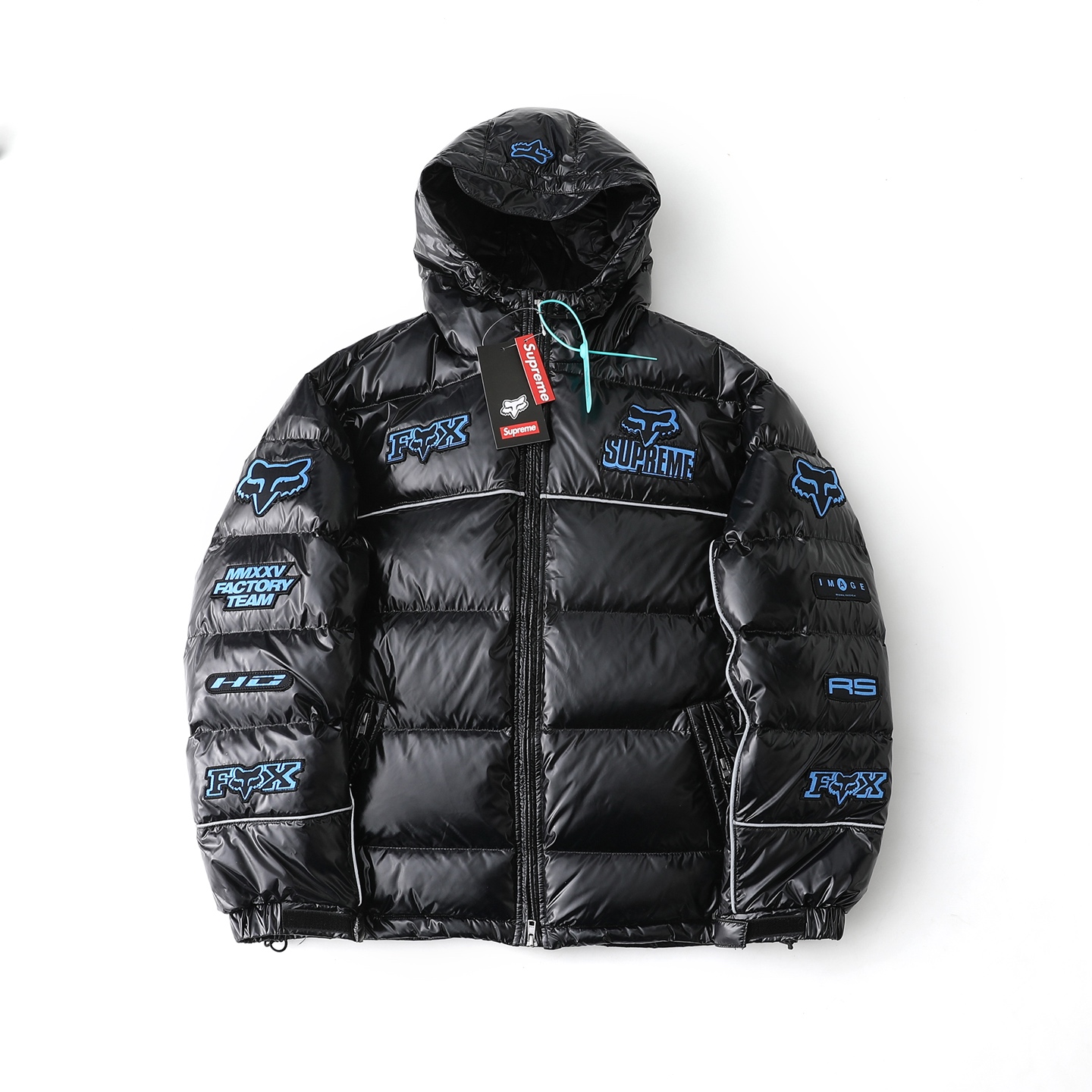 Supreme x Fox Racing Shiny Down Puffer Jacket（SUP-FW25-235）