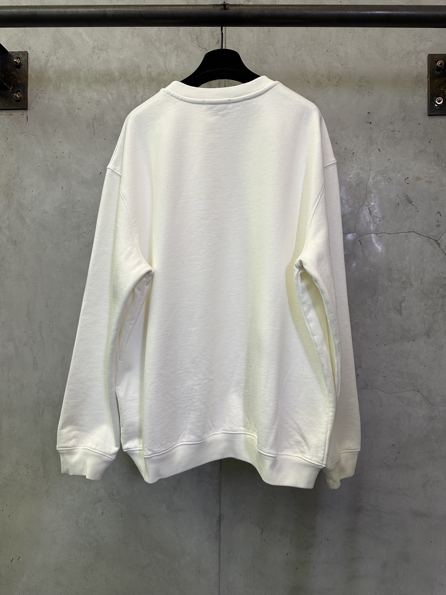 CELINE Loose sweatshirt in cotton fleece (RY0SE1233-GGY6）