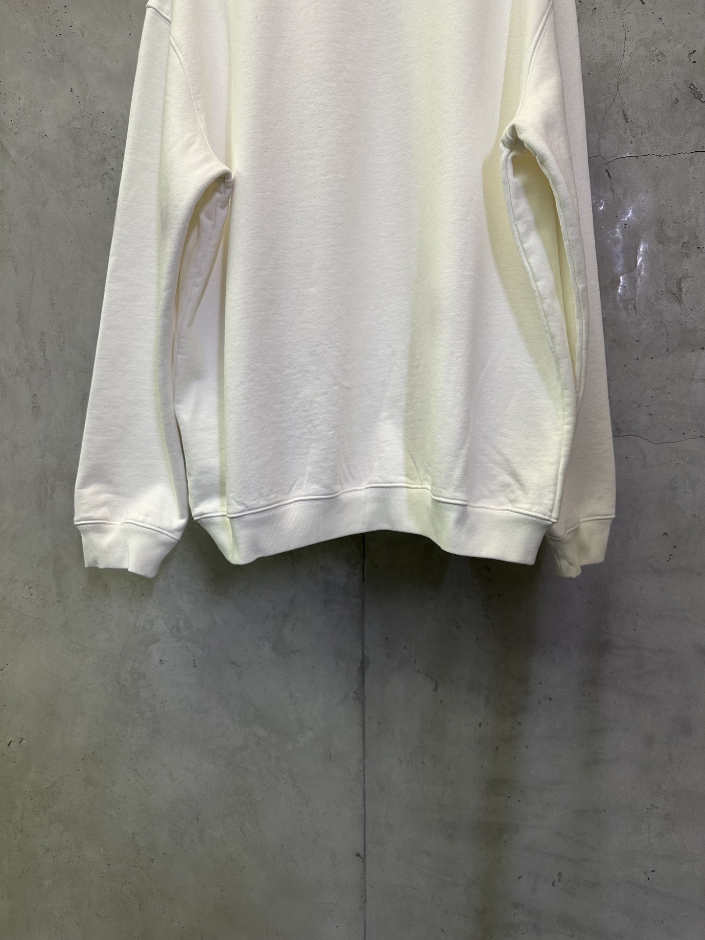 CELINE Loose sweatshirt in cotton fleece (RY0SE1233-GGY6）