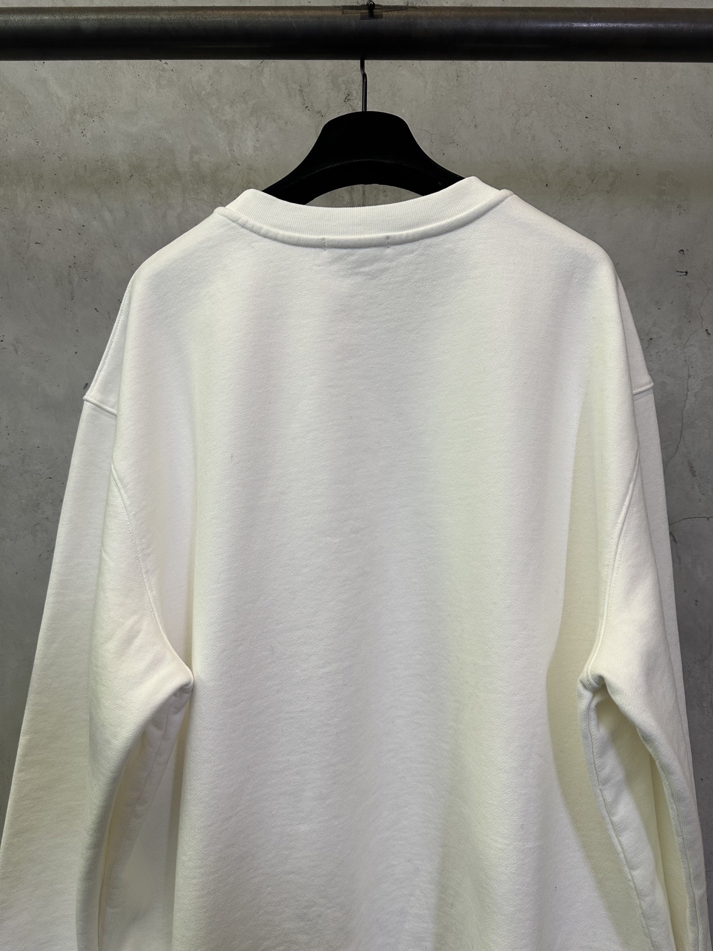 CELINE Loose sweatshirt in cotton fleece (RY0SE1233-GGY6）