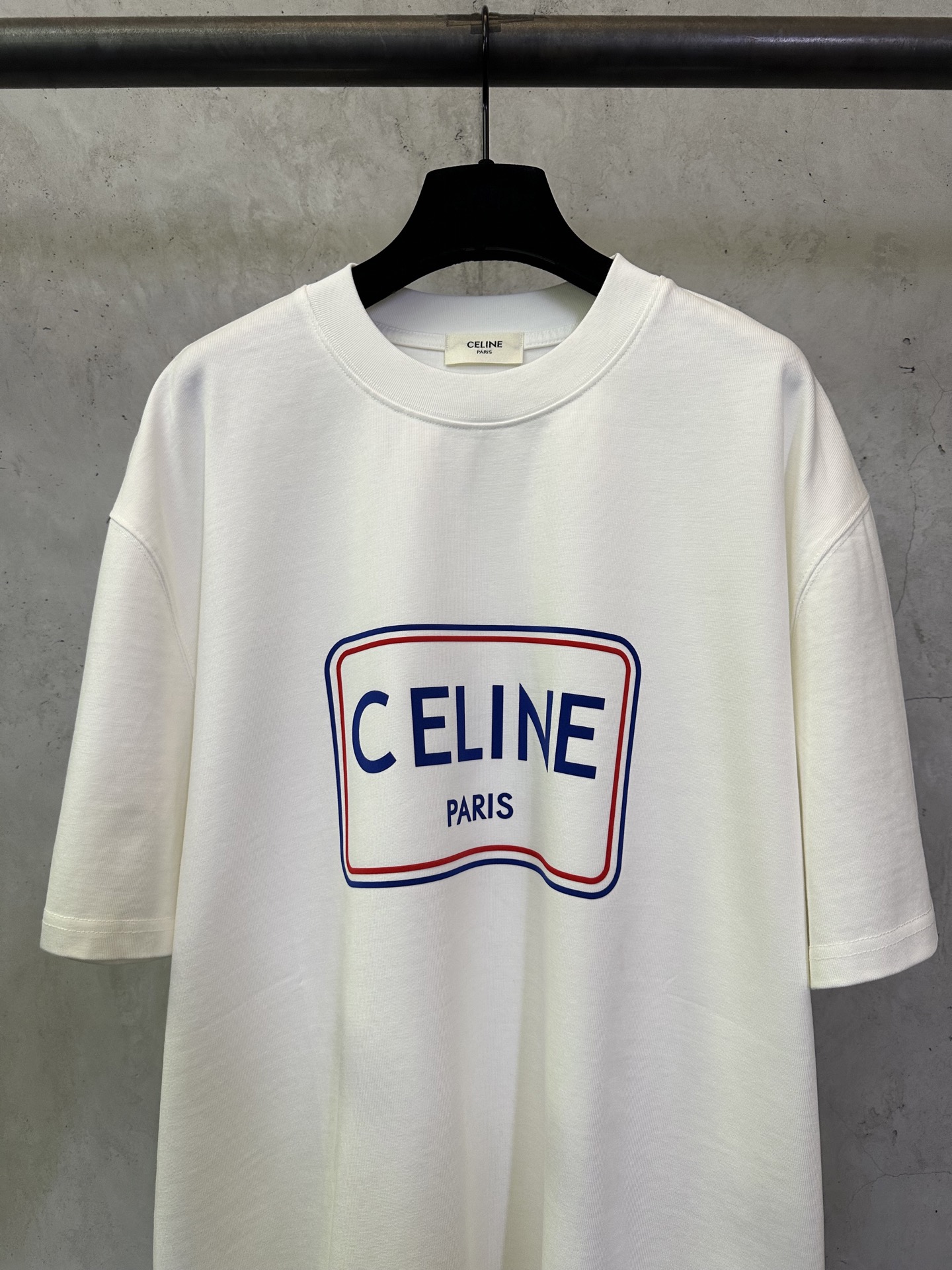 Celine LOOSE T-SHIRT COTTON JERSEY (RX0IA507Z-GIF7）