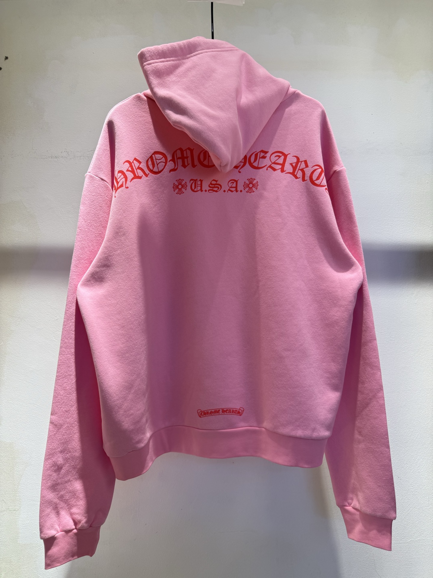 [Copy]Chrome Hearts Back Arch Logo USA Print Hoodie (CH-T2026331）