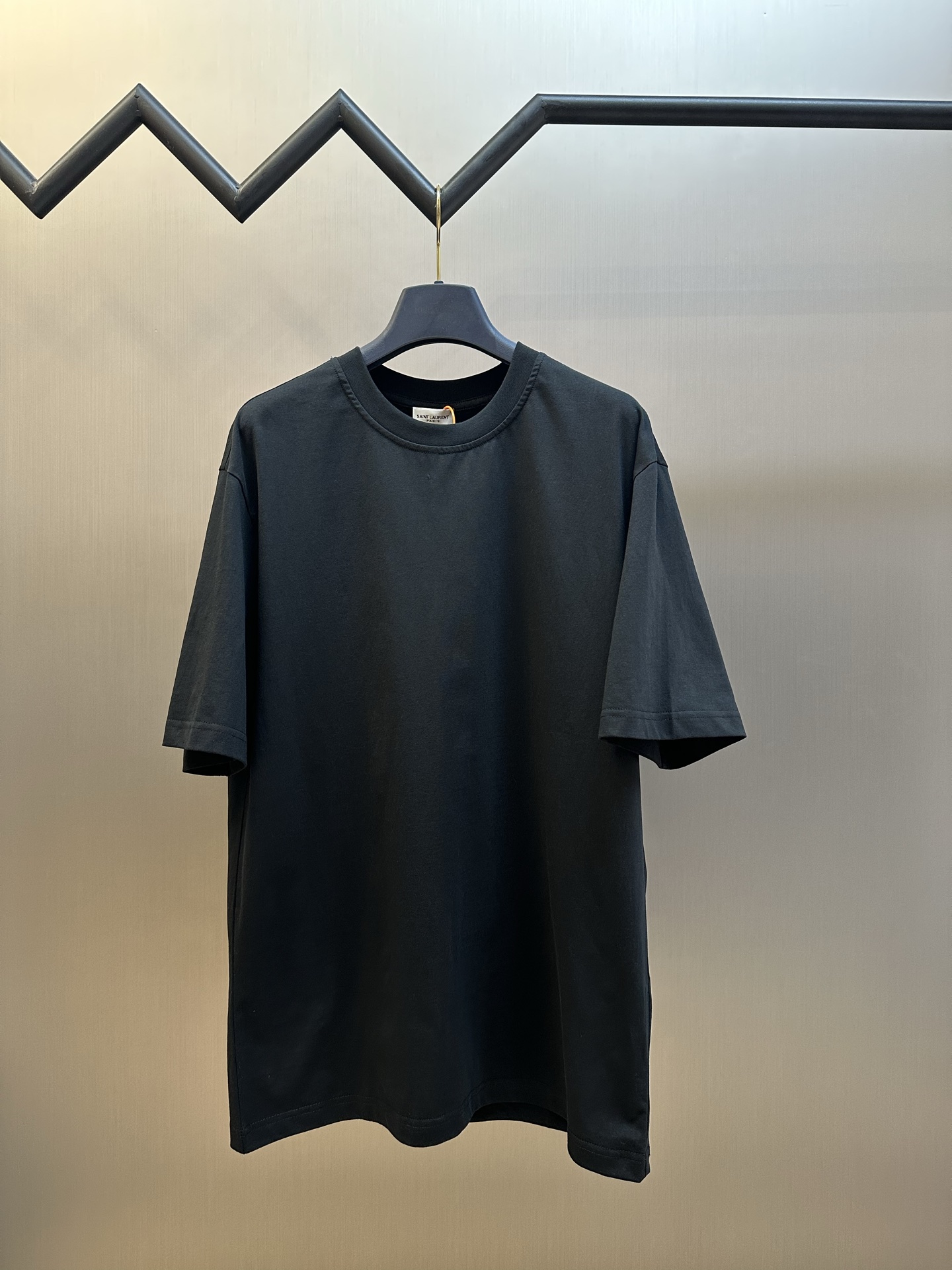 SAINT LAURENT silk T-white（844555YCL360907）