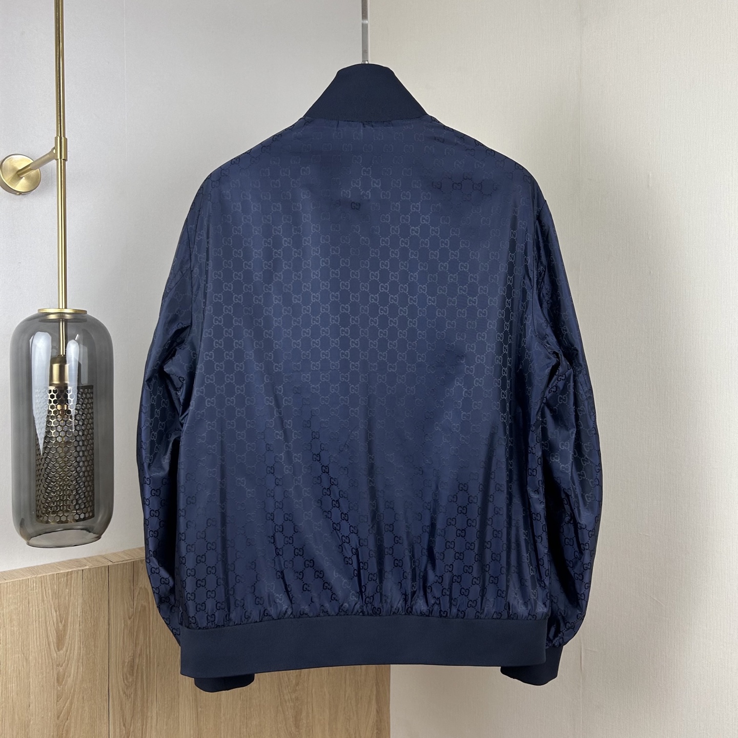 GUCCI Print Stand Collar Zip-Up Jacket (GC2025001）
