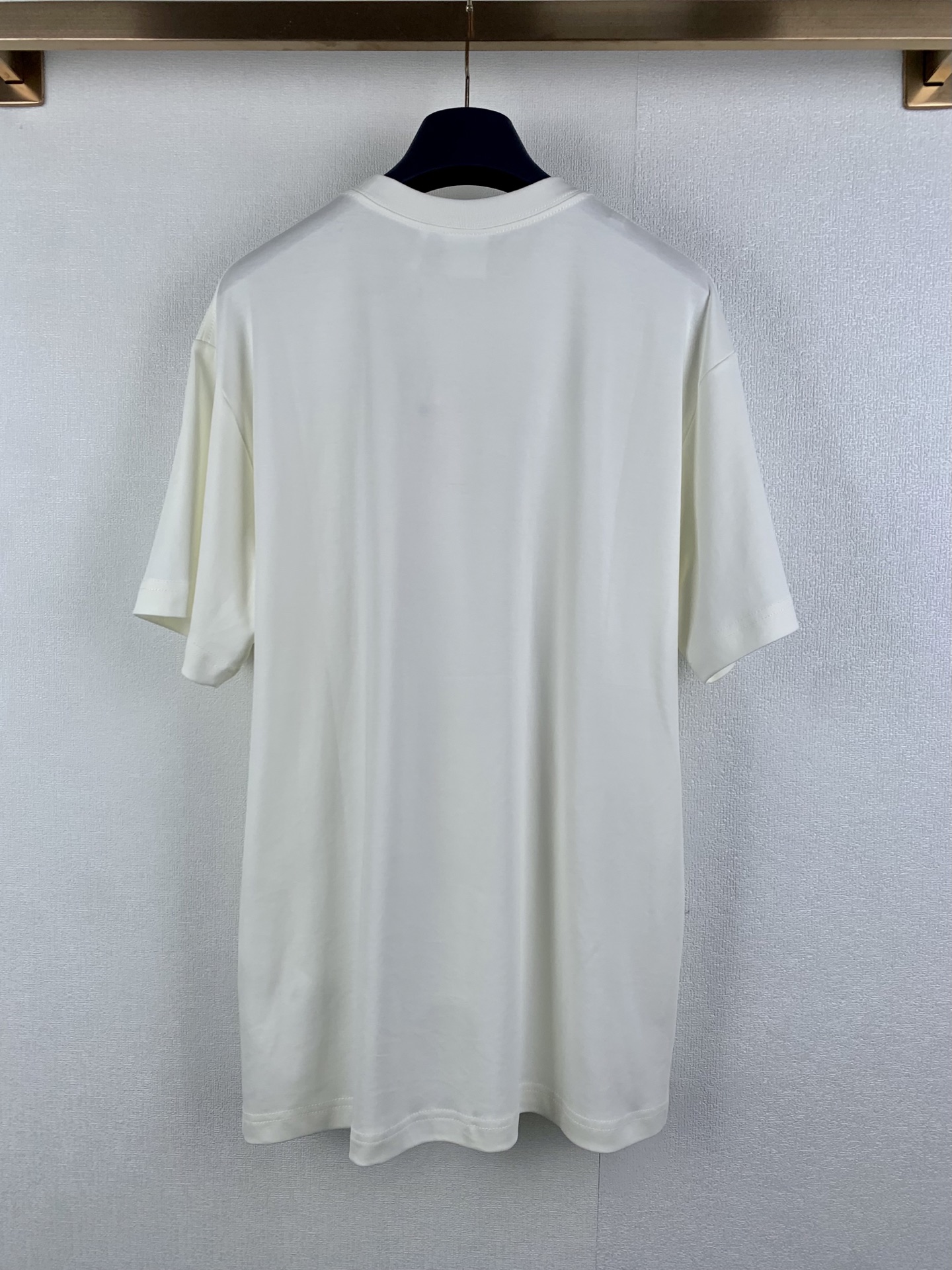 DIOR T-shirt with Lettering Gray Cotton Jersey（623T14A4E16-X0100）