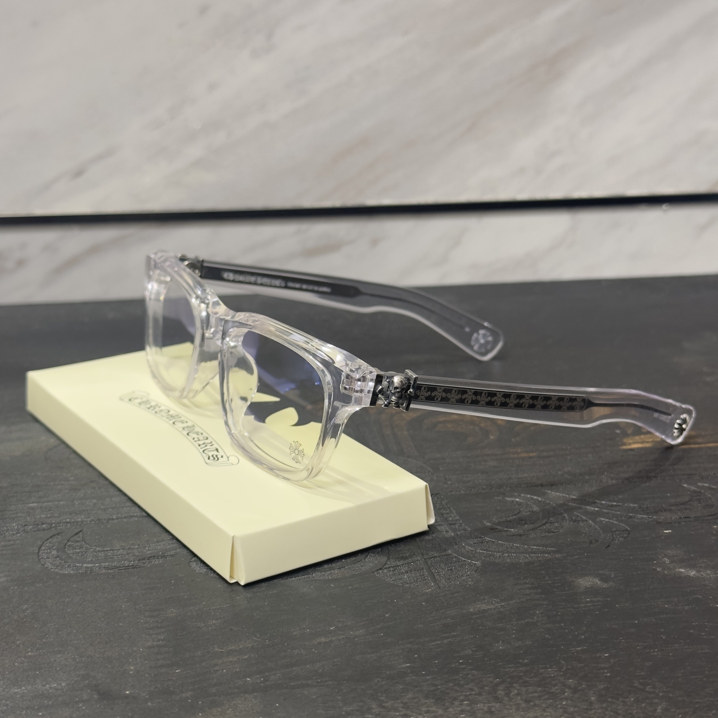 Chrome Hearts Foti Square Glasses(CHROME HEARTS 429)