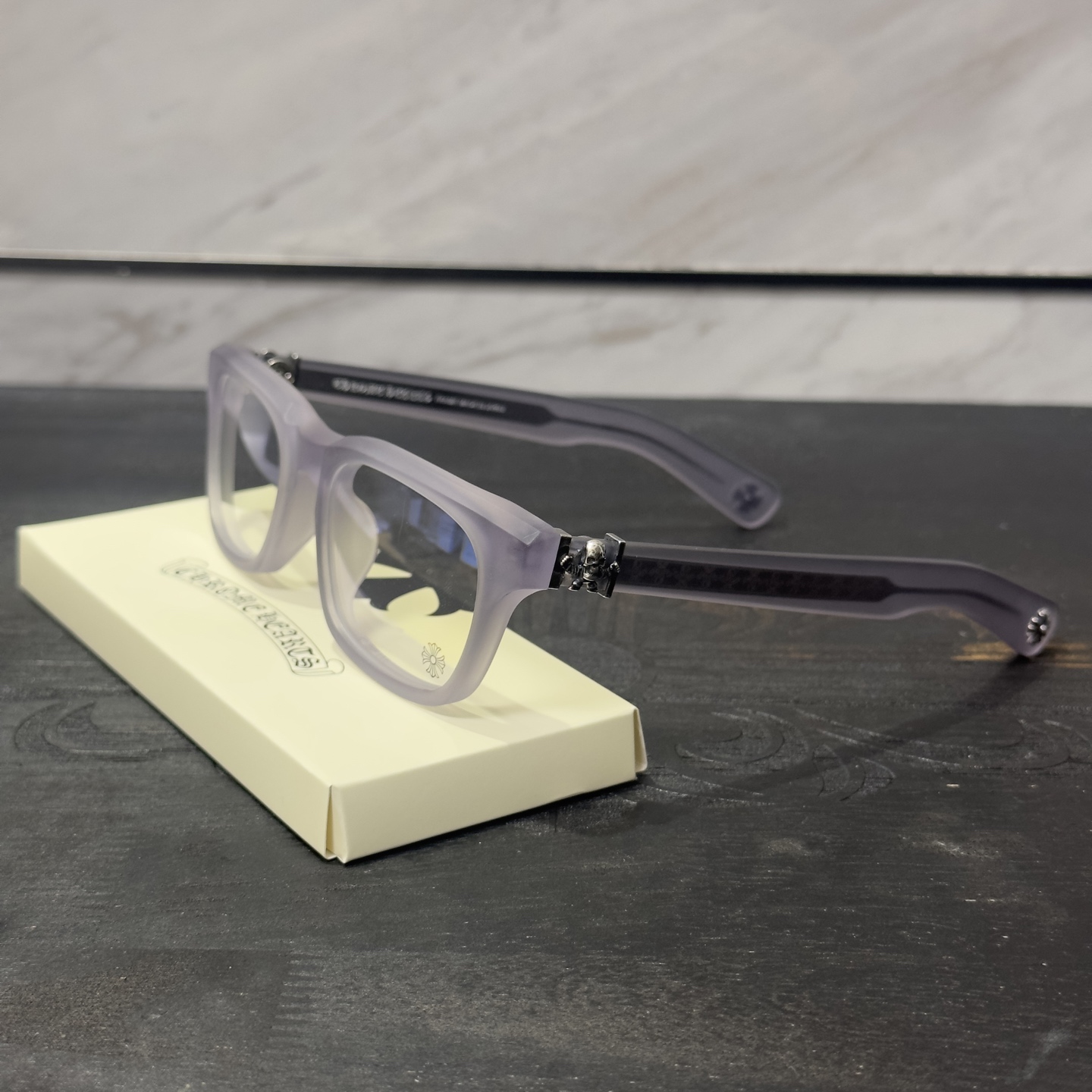Chrome Hearts Foti Square Glasses(CHROME HEARTS 429)