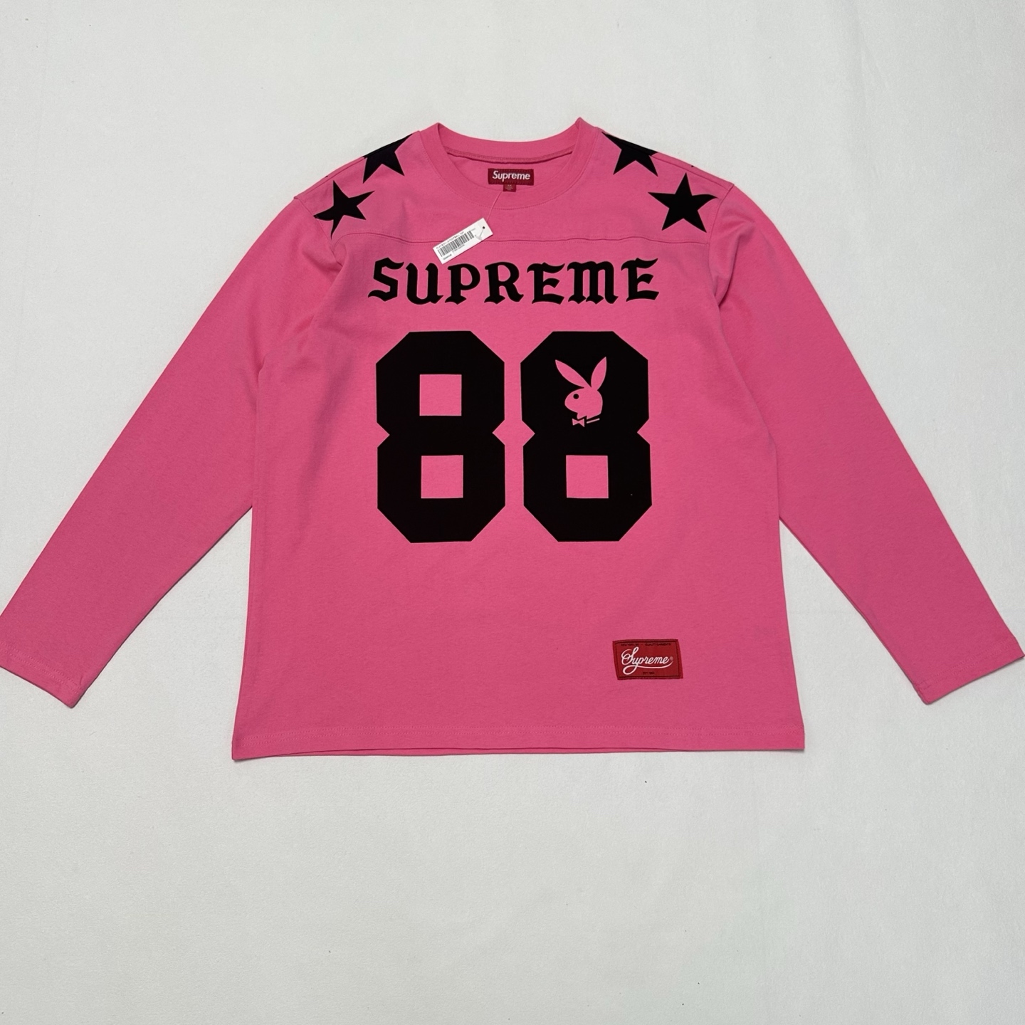 Supreme x Playboy L/S Football Top "White"（SUP-SS26-043）