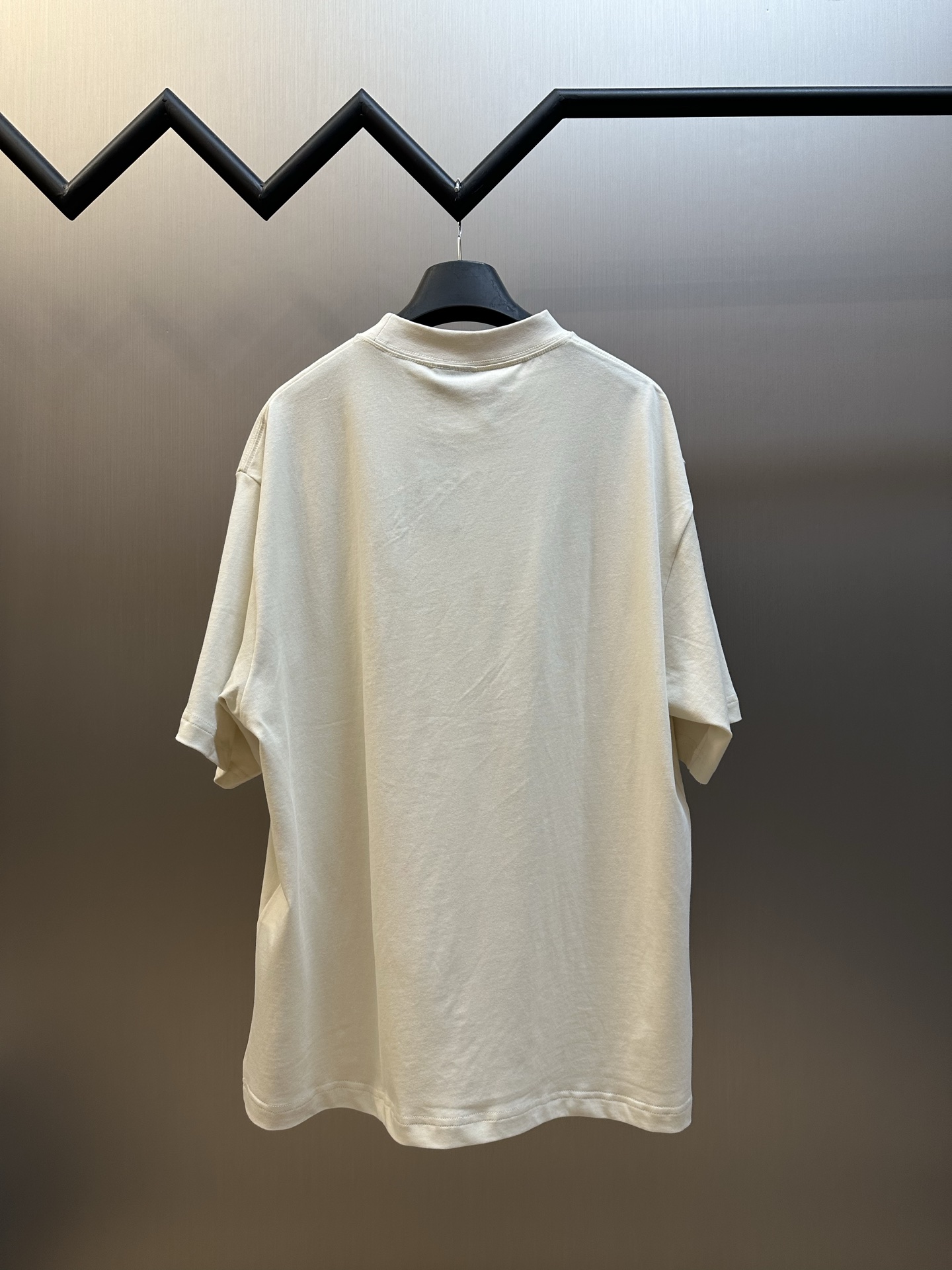 BALENCIAGA Classic Double-B Embroidered Short-Sleeve T-Shirt（764235TQVS82020）