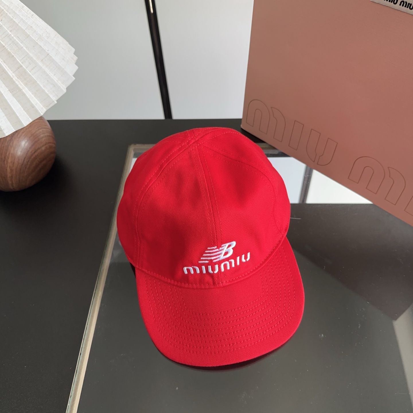 Miu Miu x New Balance Denim Baseball Cap（5HC369 2IEY_F0P0X）