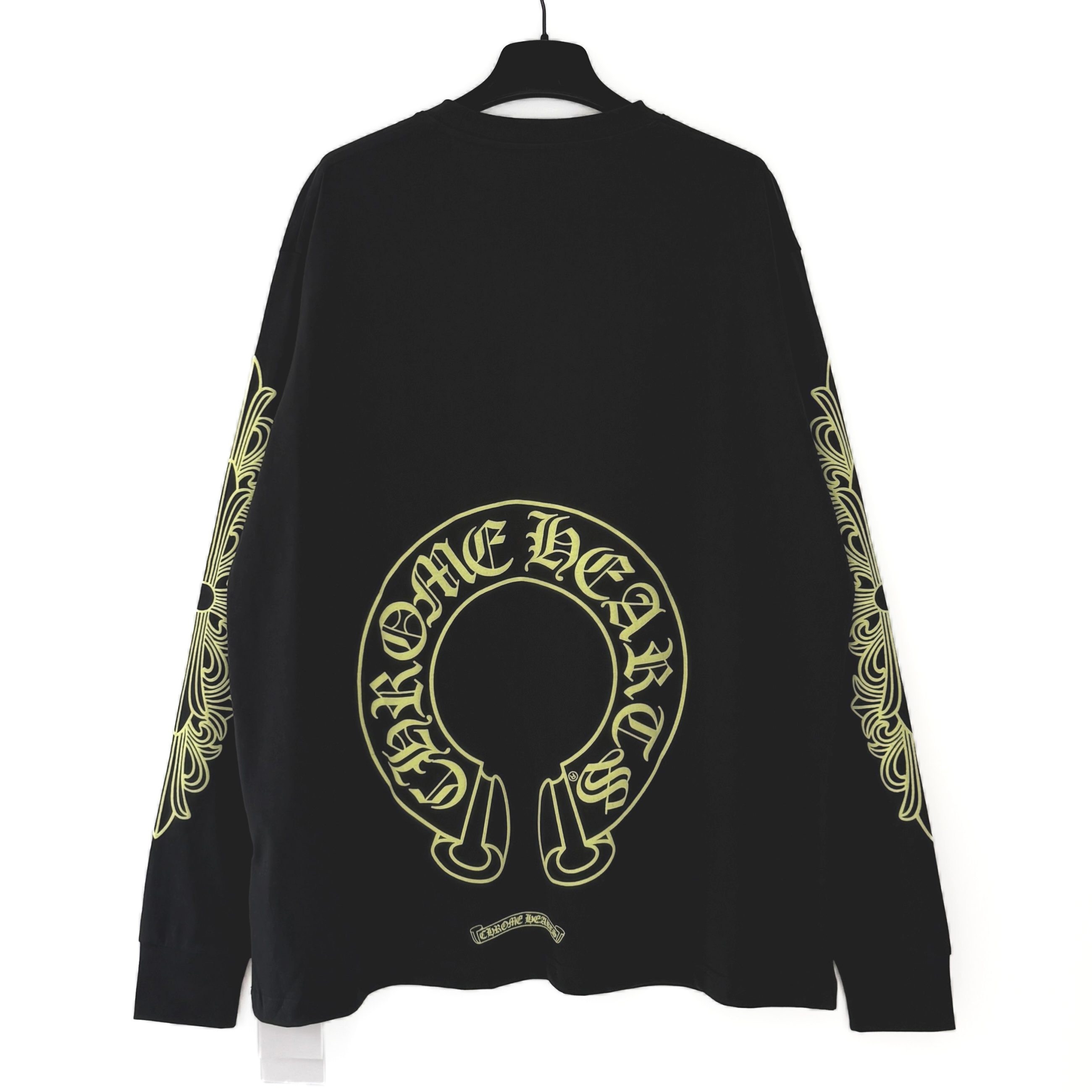 Chrome Hearts Black Horseshoe Long Sleeve Tee（CH-2026623）