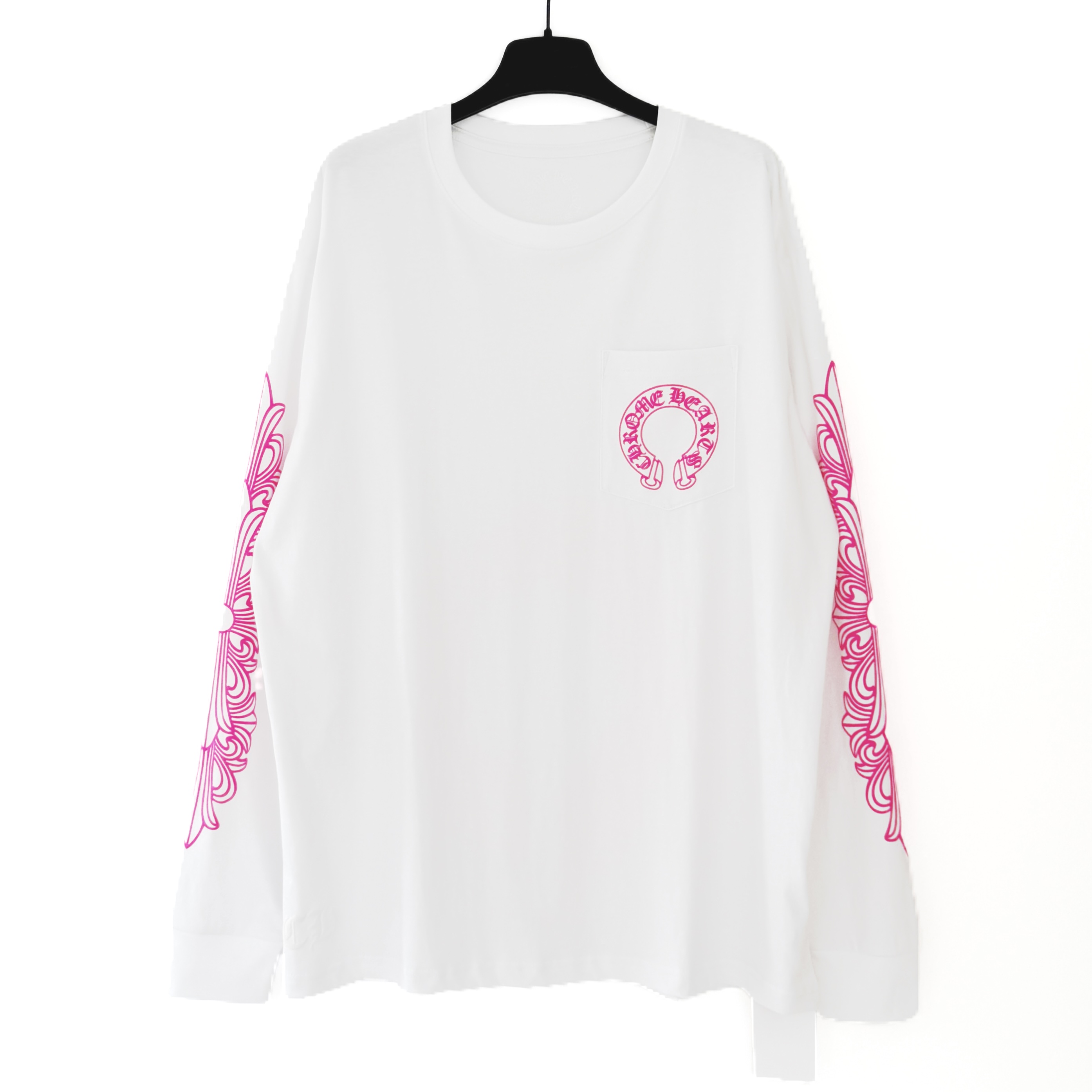 Chrome Hearts Black Horseshoe Long Sleeve Tee（CH-2026623）