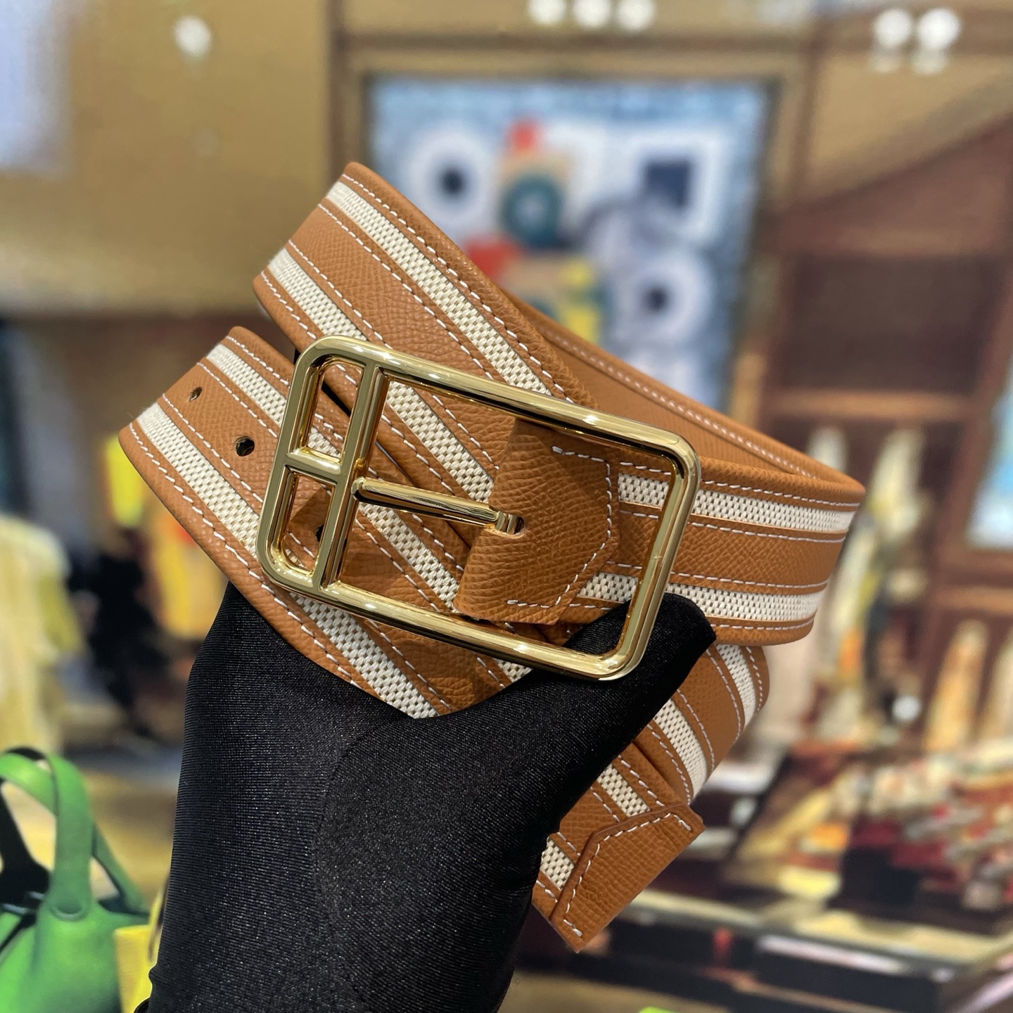 HERMES  Riviera 38 Belt (Half-Cord)（H011767UK）