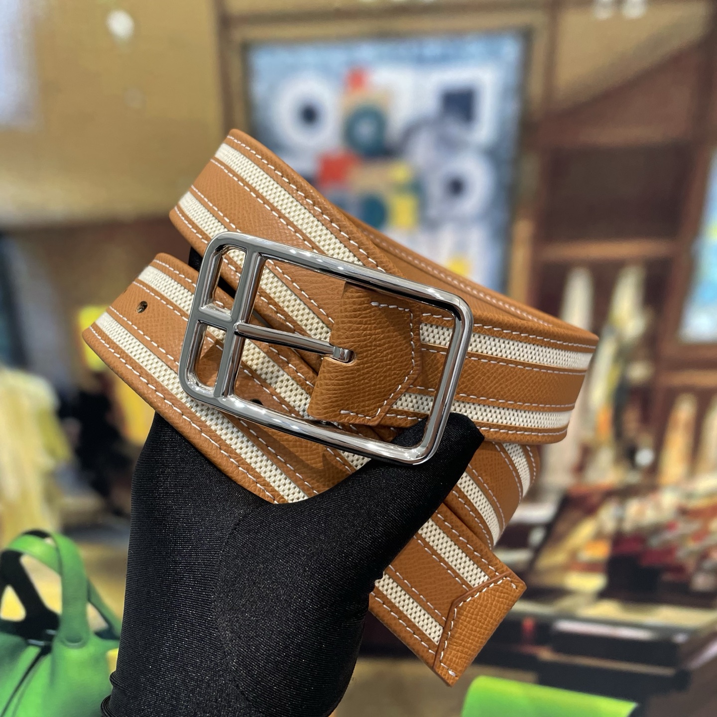 HERMES  Riviera 38 Belt (Half-Cord)（H011767UK）