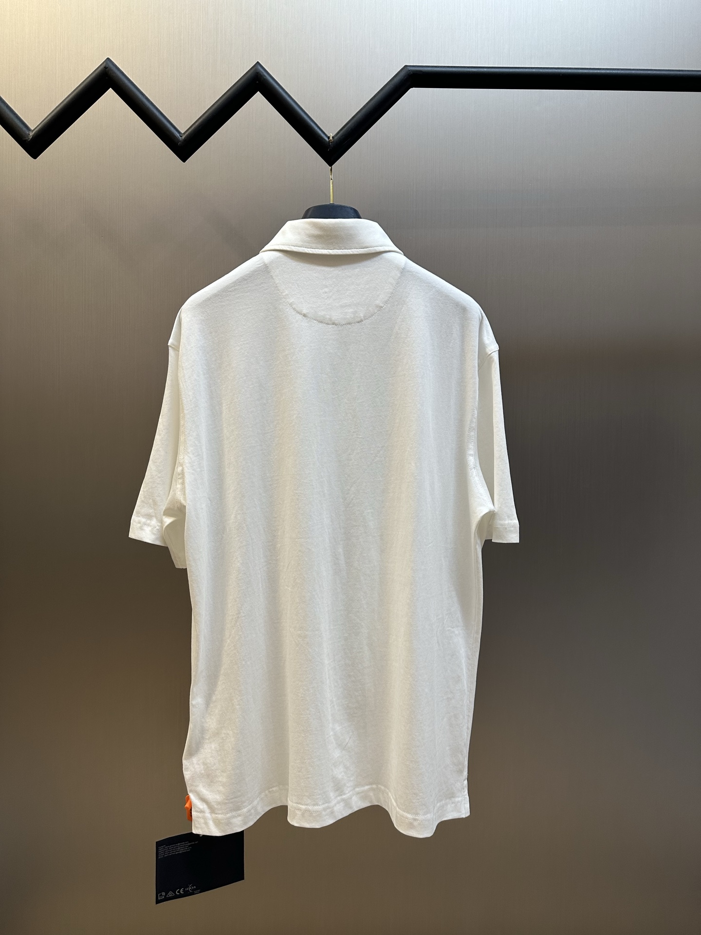 Prada Short-Sleeve Cotton Polo Shirt（UJN851_13CC_F0124_S_232）