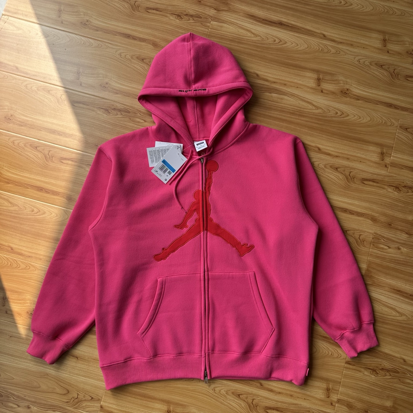 Supreme x Jordan Hooded Sweatshirt "Light Blue"（SUP-SS26-309）
