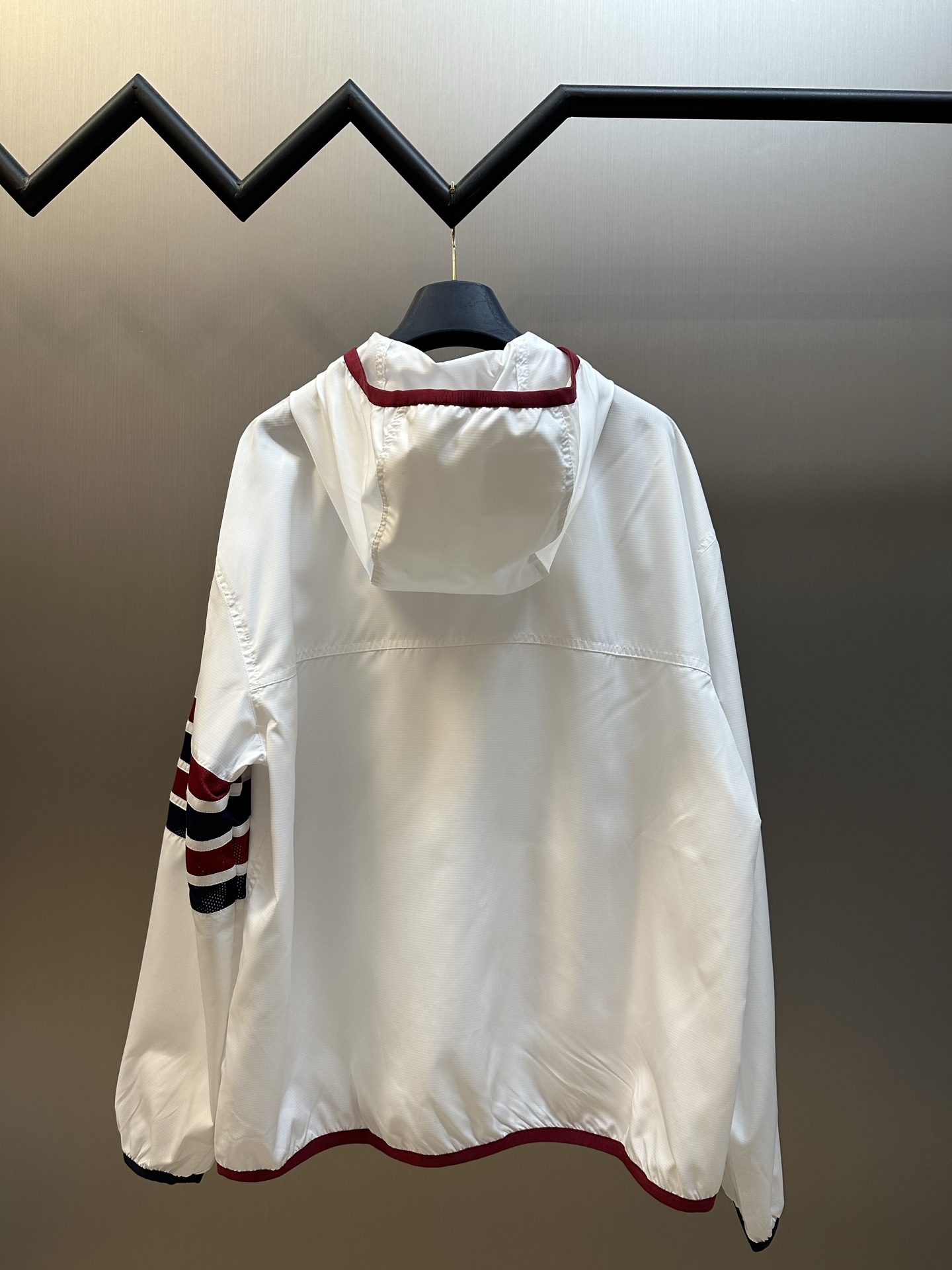 THOM BROWNE Packable Zip Up Hoodie (MJT309A07863）