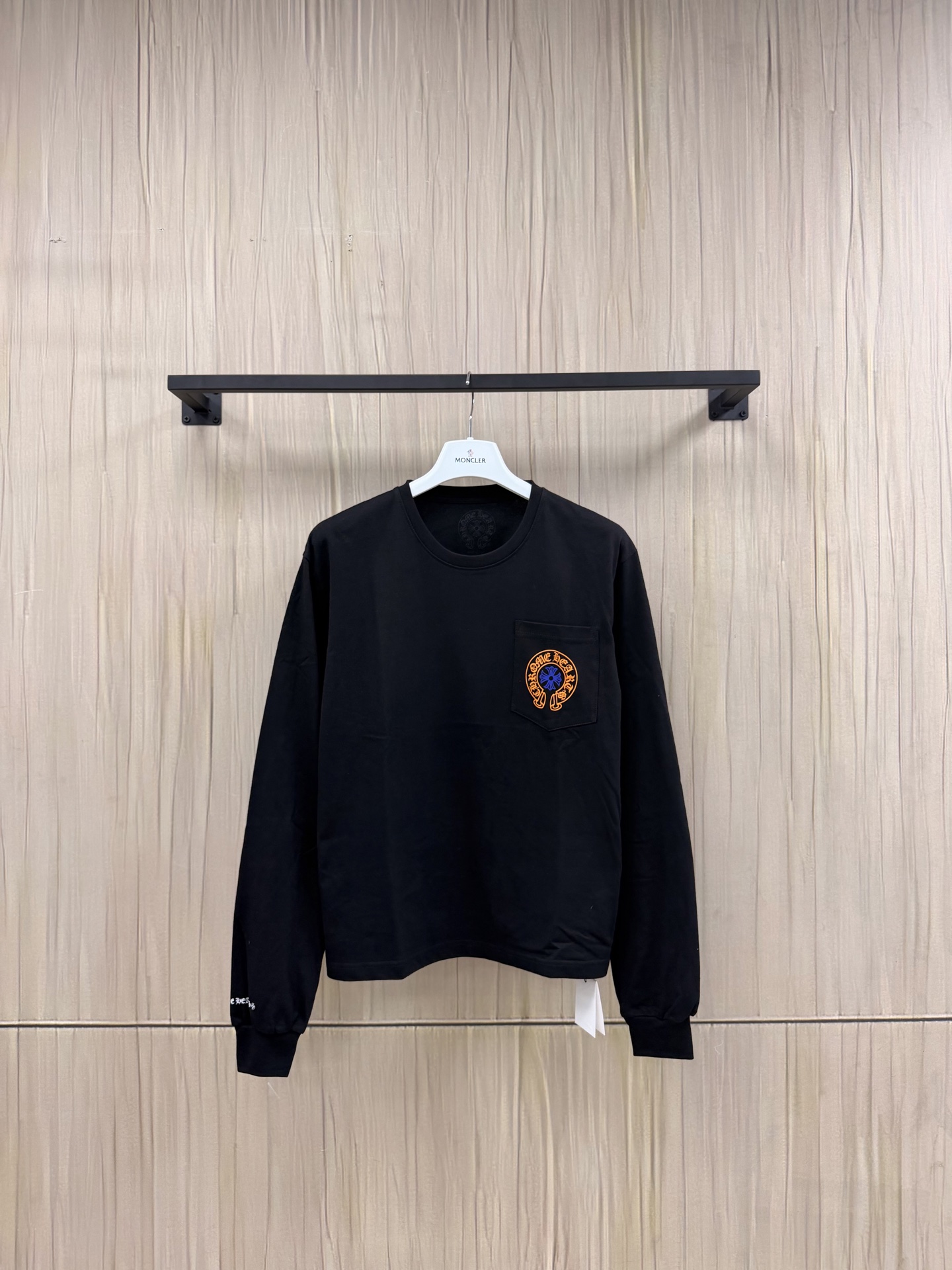 Chrome Hearts Horseshoe Staff L/S T-Shirt Black/Green/Pink  (CH-2026-7-22）