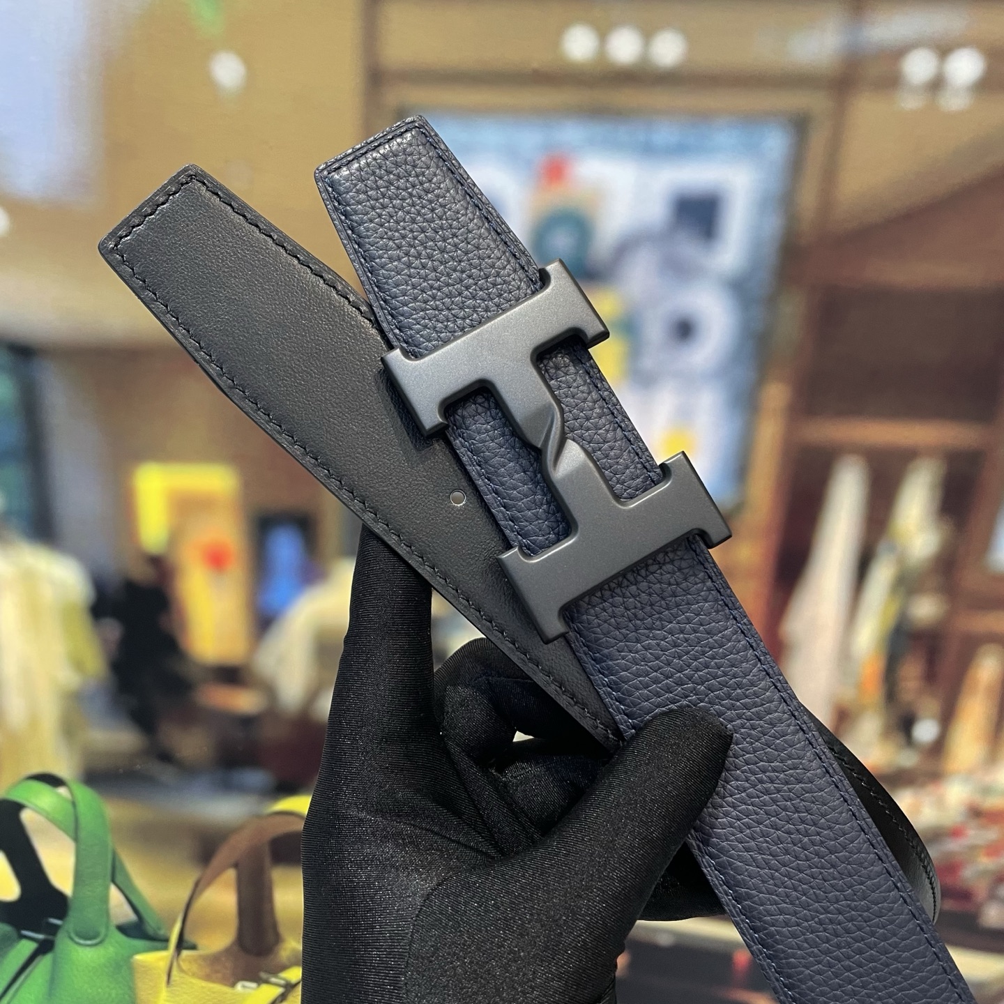 Hermes Togo Calfskin Leather Belts-3.8cm（H010639UJJ5）