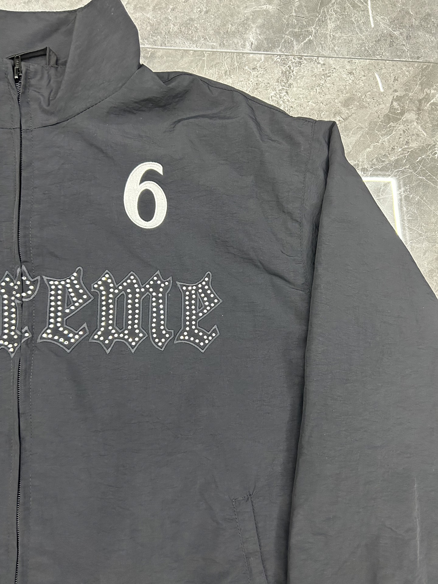 Supreme x Umbro Rhinestone Track Jacket "Black"（SUP-SS26-331）