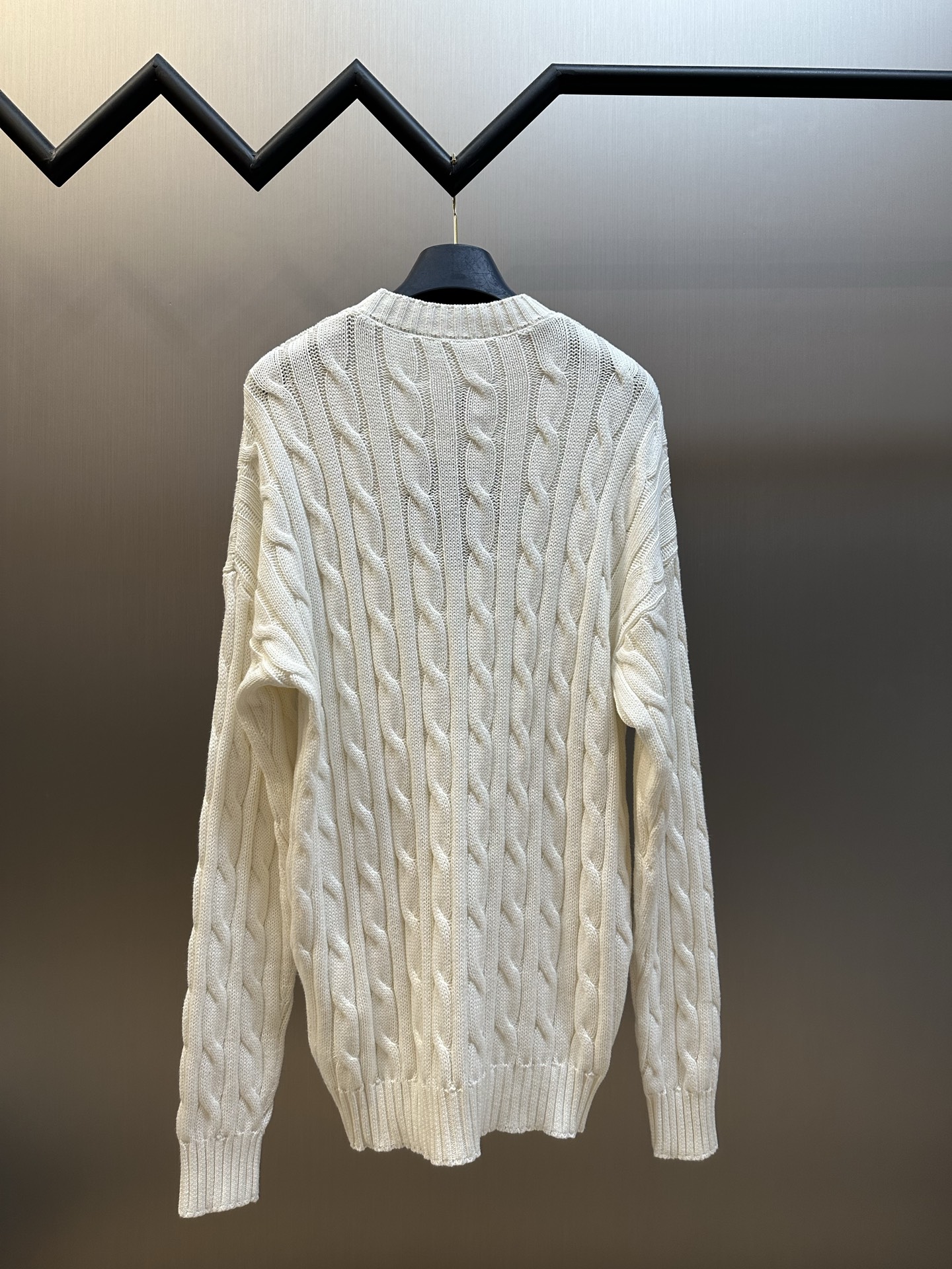 Prada Cotton Crew-Neck Sweater(UMF304_19VL_F0002_S_OOO）