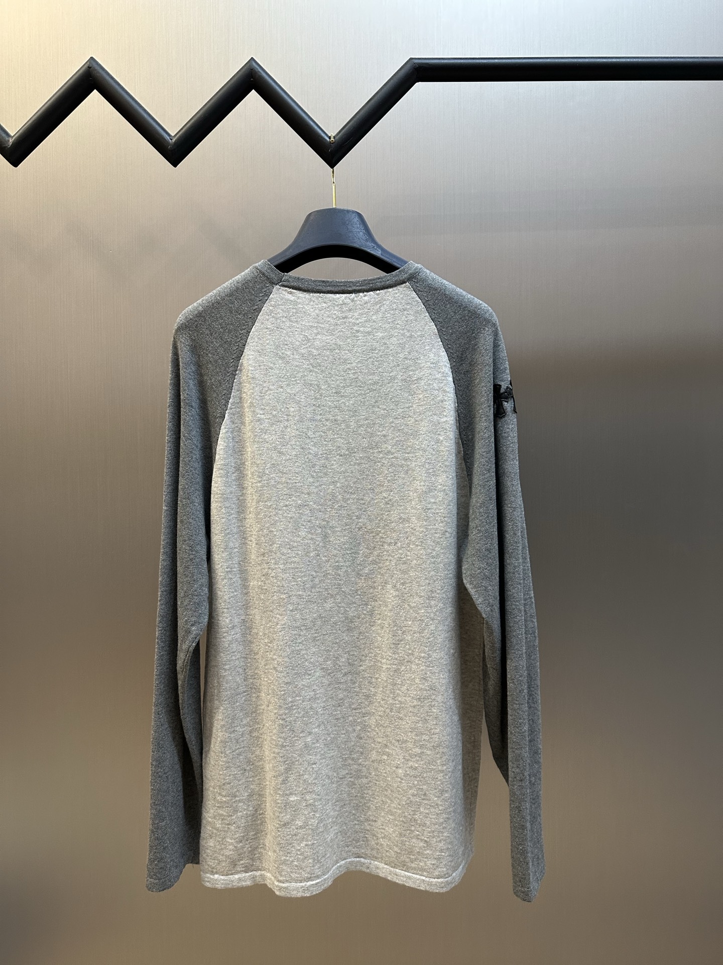 Chrome Hearts  Why Not Cross-Patch Raglan Silk-Cotton Knit T-Shirt（CH2026903）