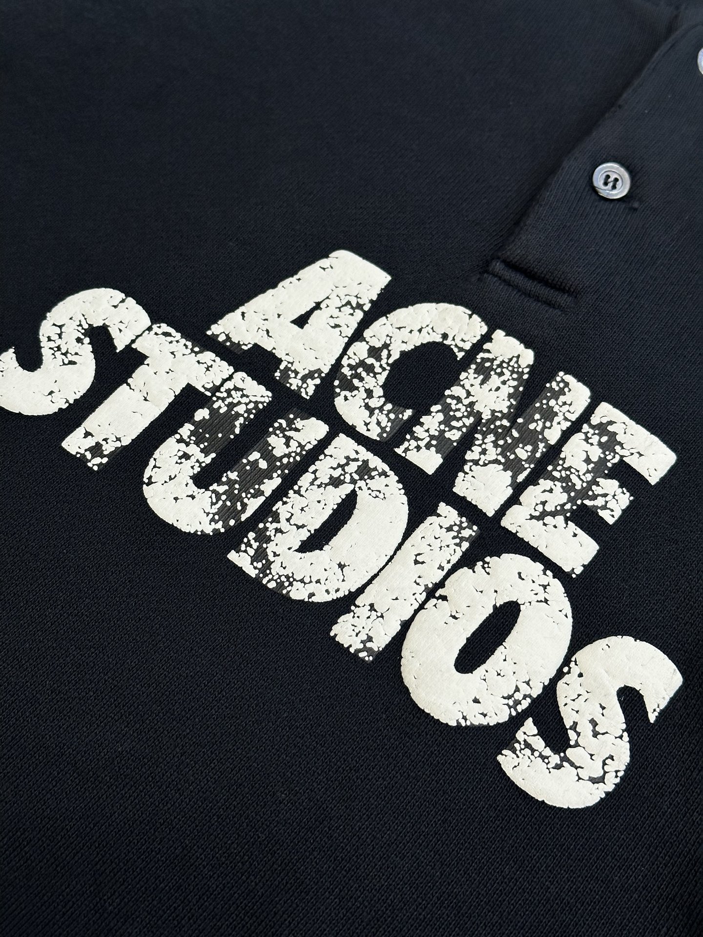 Acne Studios fleece logo sweatshirt (AI0181-AEG）