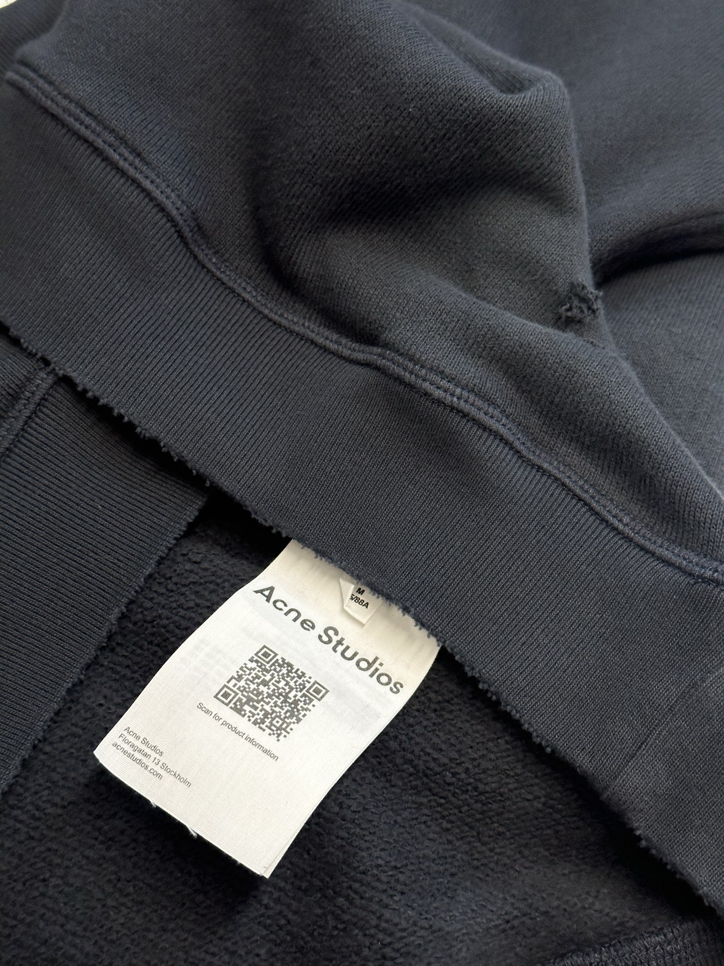 Acne Studios fleece logo sweatshirt (AI0181-AEG）